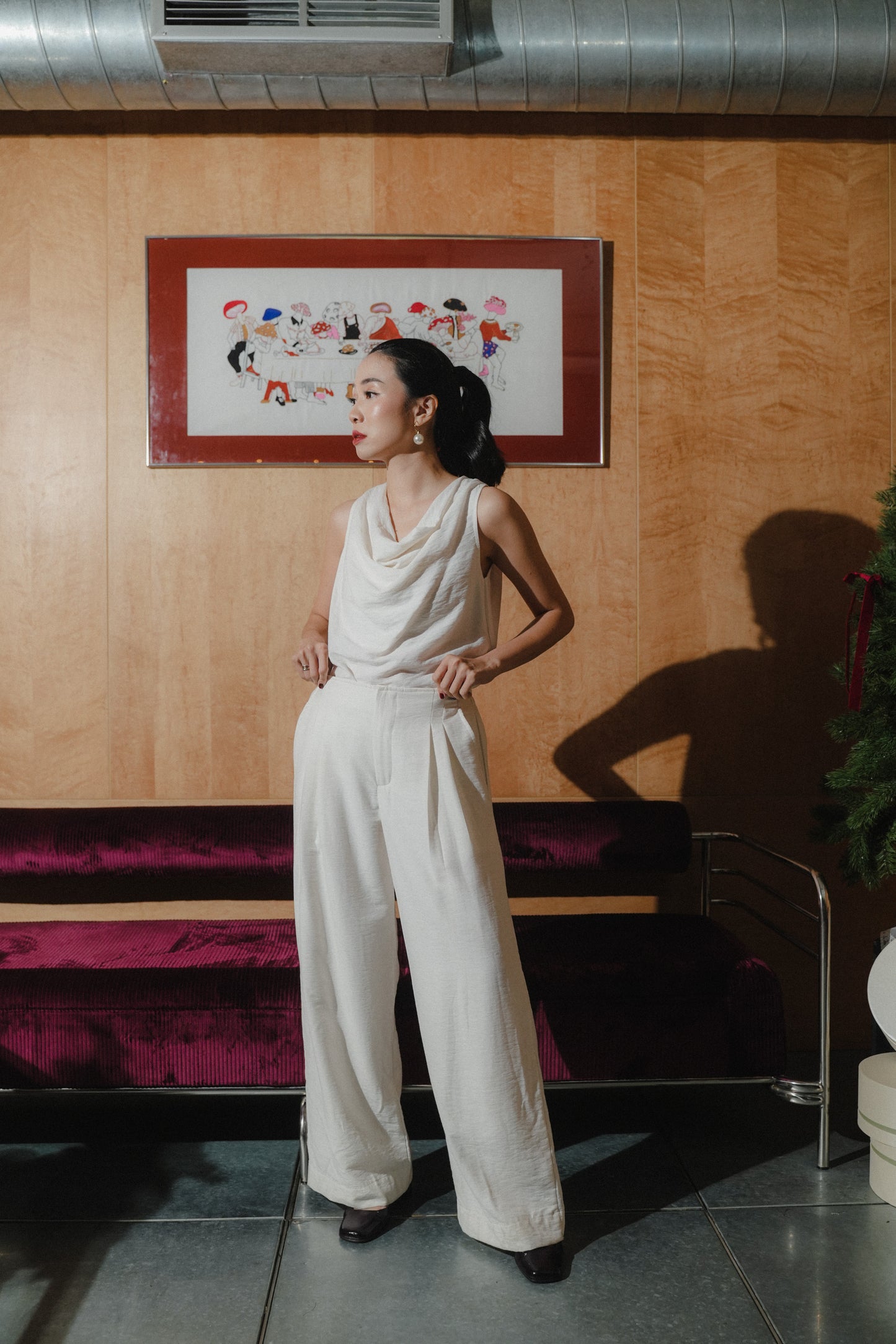 VESPER PANT IN VANILLA SKY