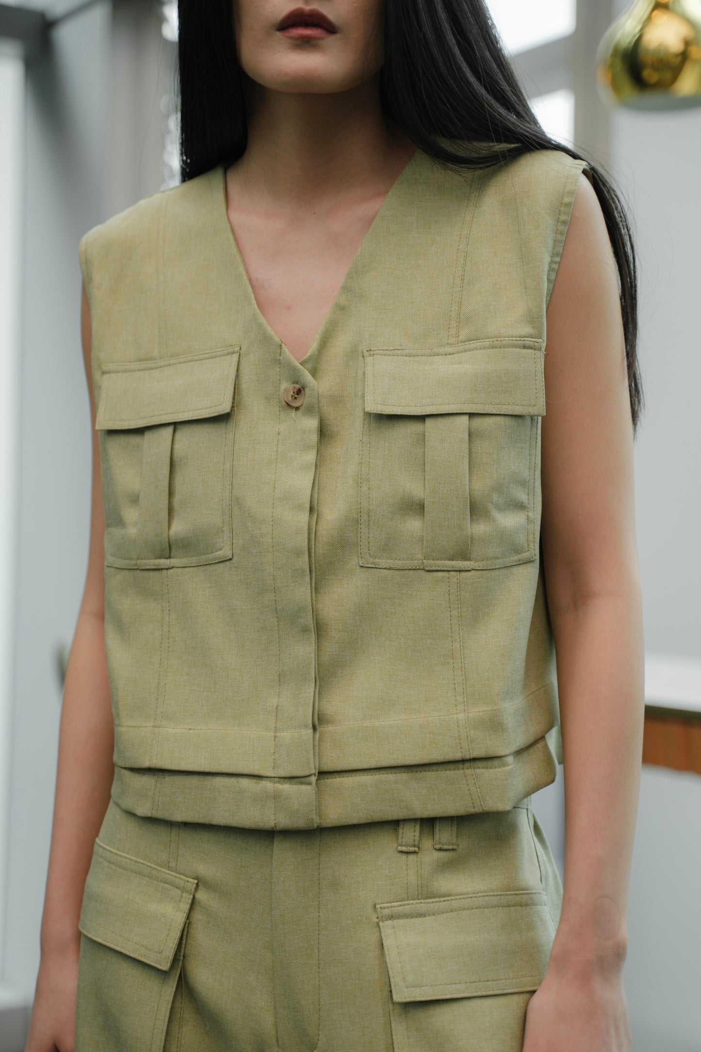 NAMI VEST IN KIWI CLOVER