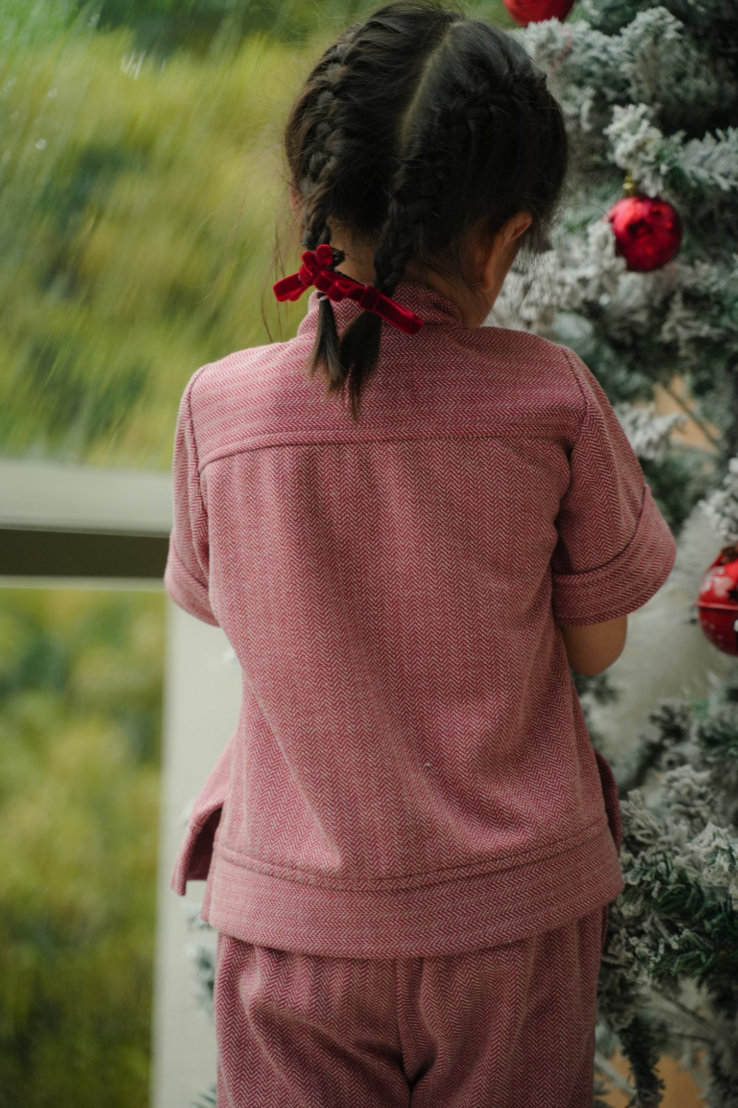 SET - MINI SHERRY ANN IN JOLLY RED