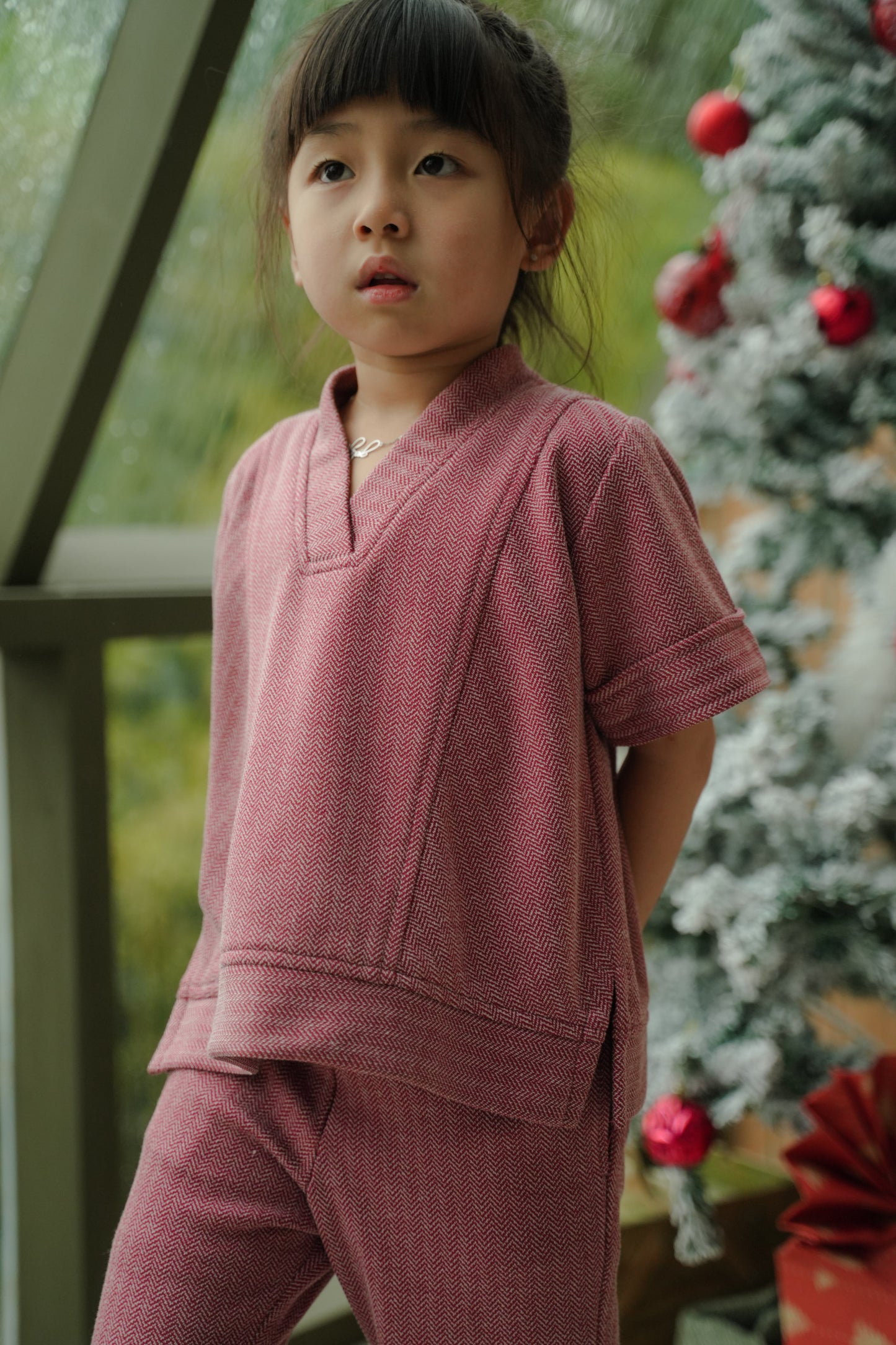 SET - MINI SHERRY ANN IN JOLLY RED