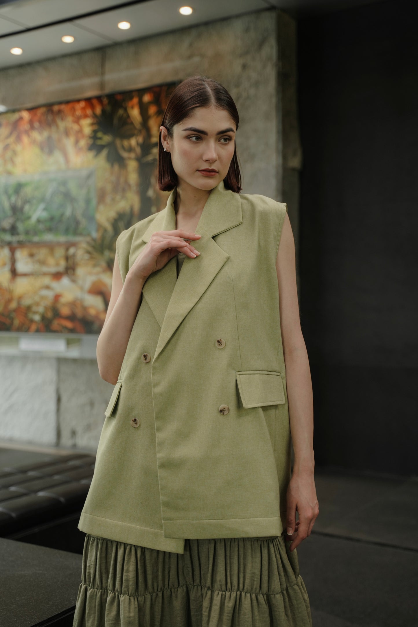 KANA BLAZER IN KIWI CLOVER