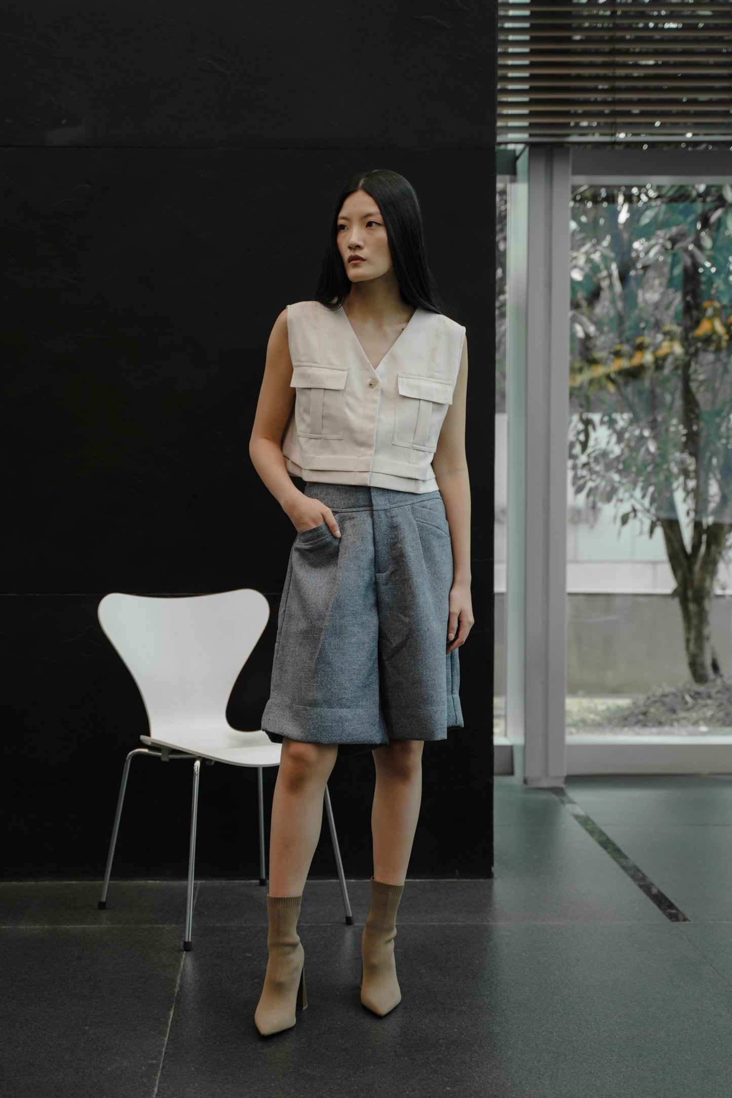 SUKI PANTS IN PANSY BLUE