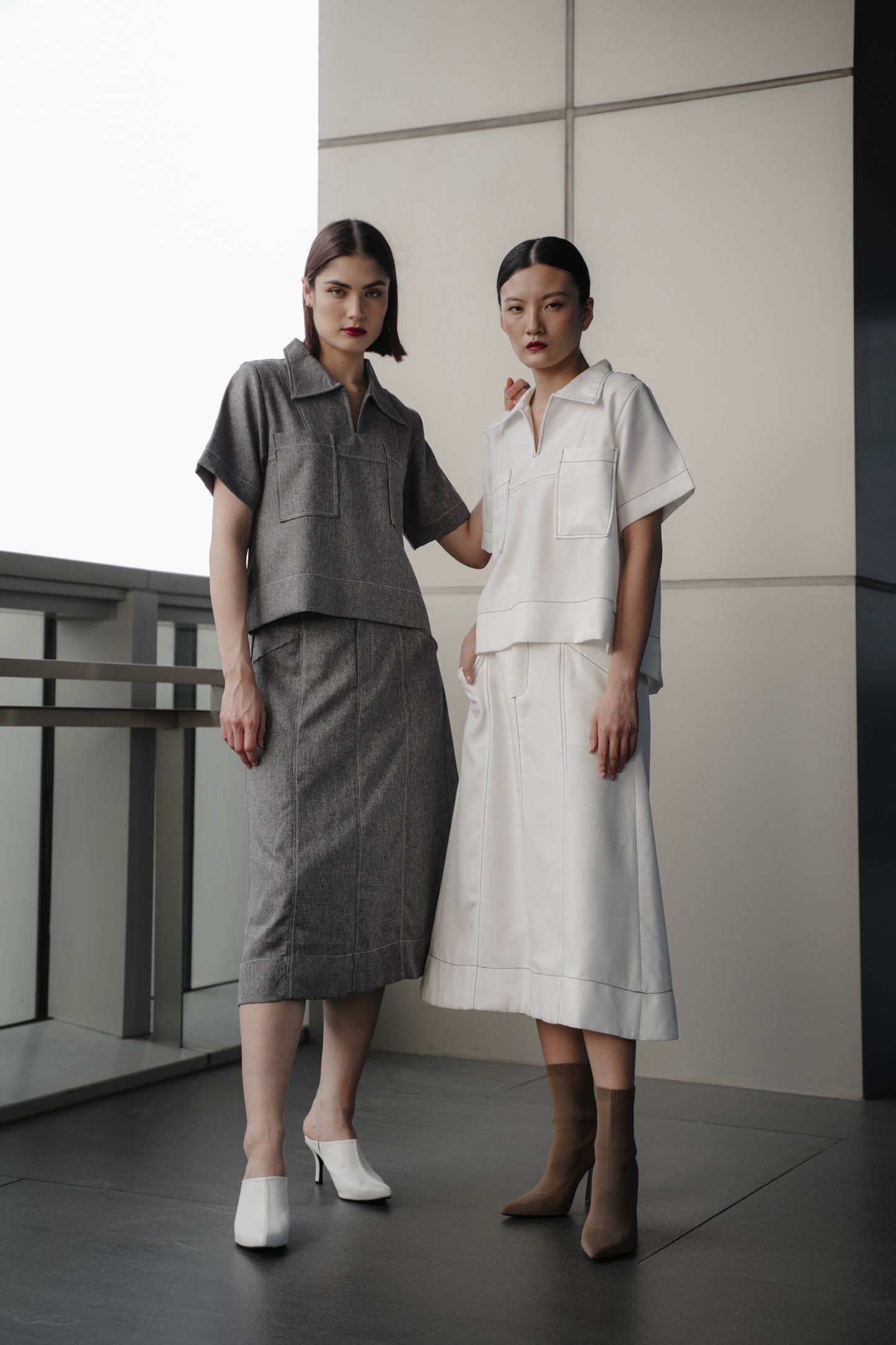 KOJI SKIRT IN MERINGUE