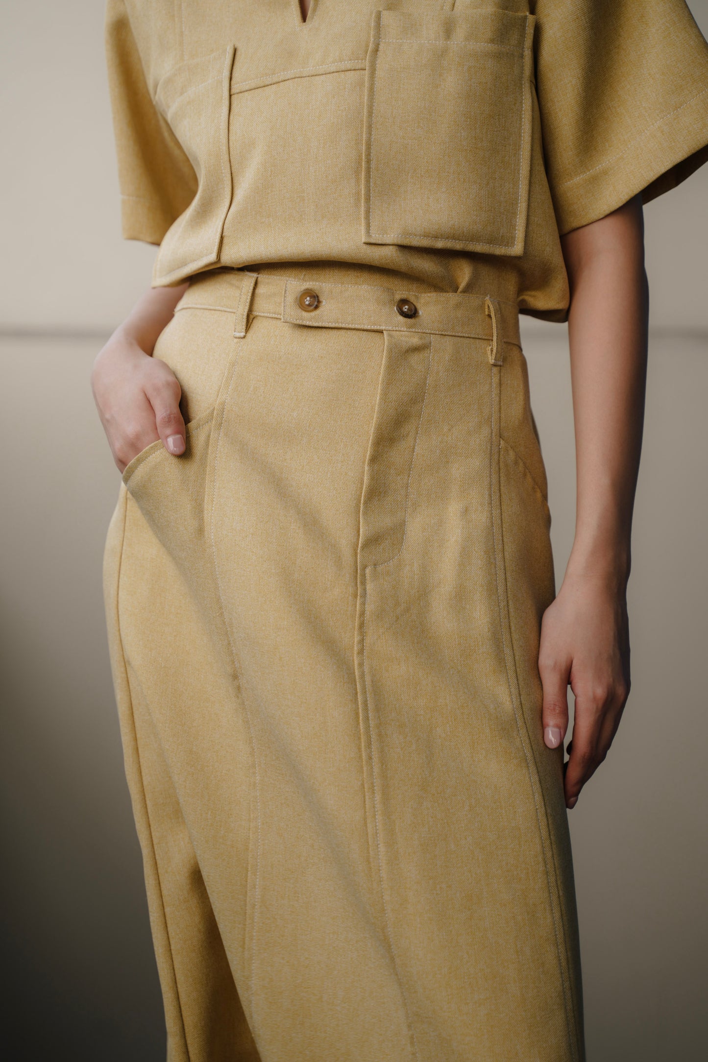 KOJI SKIRT IN HONEY GINGER