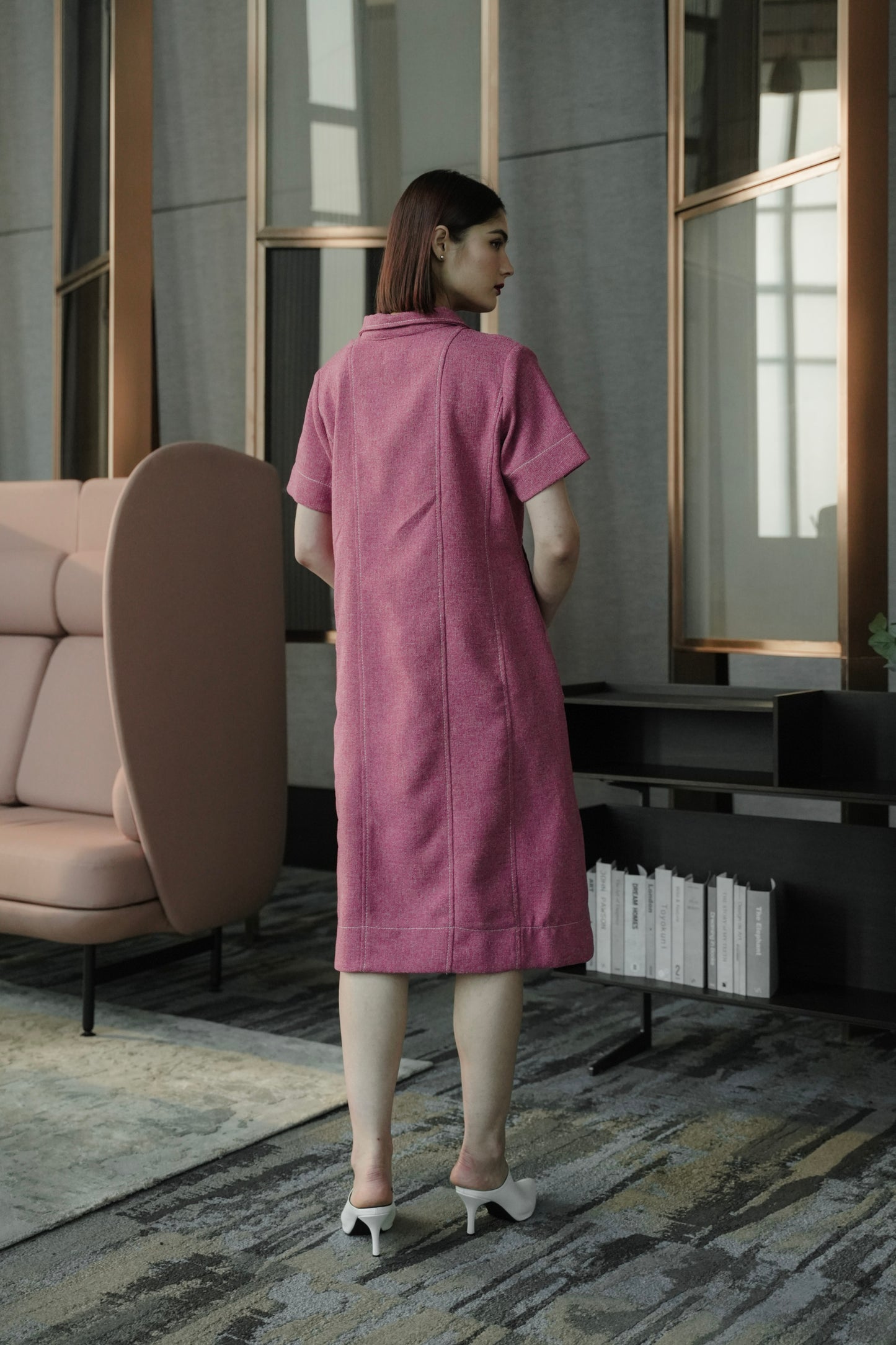 SORA DRESS VIVID PEONY