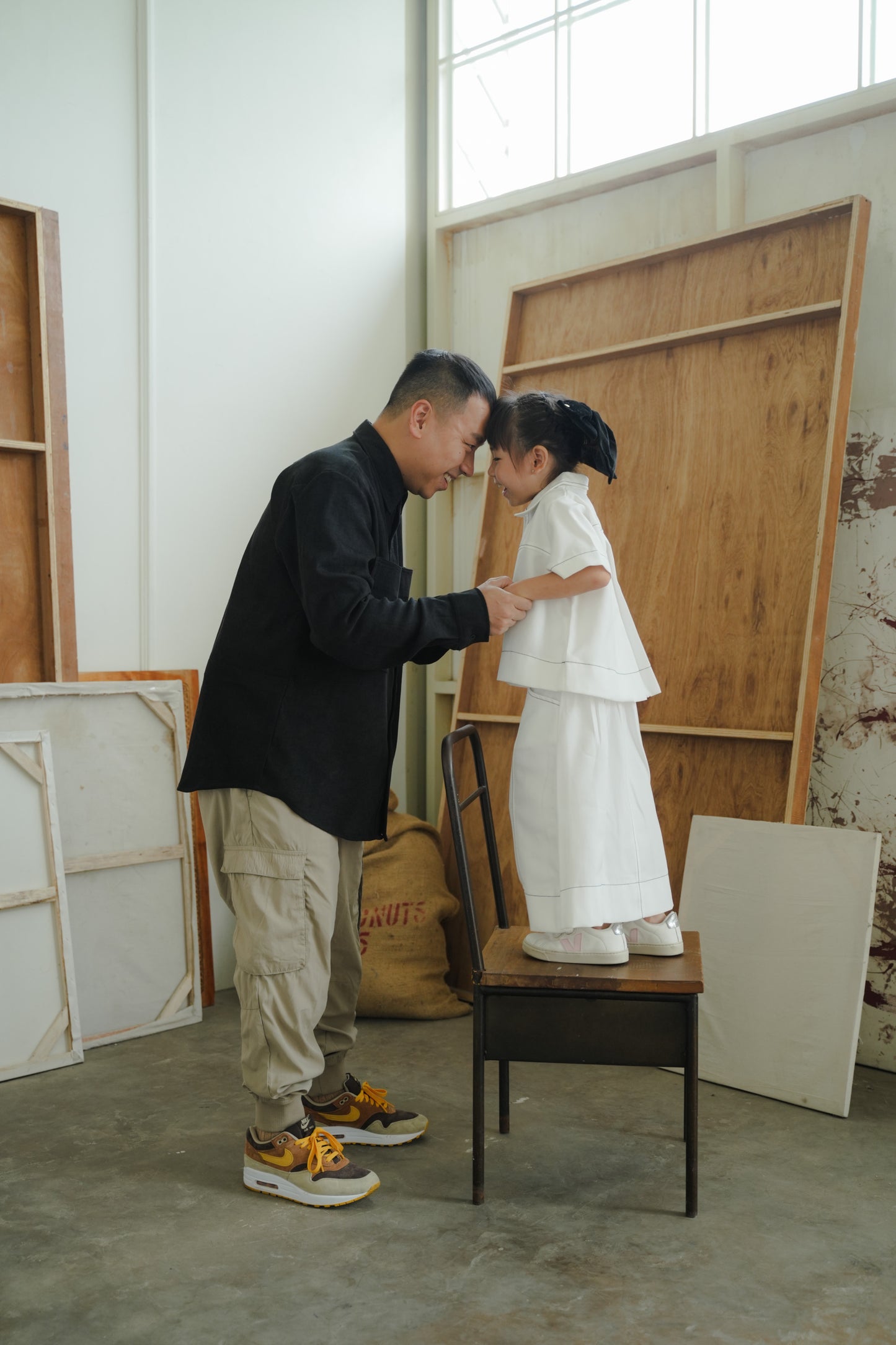 EBISU SHIRT IN LONG BLACK