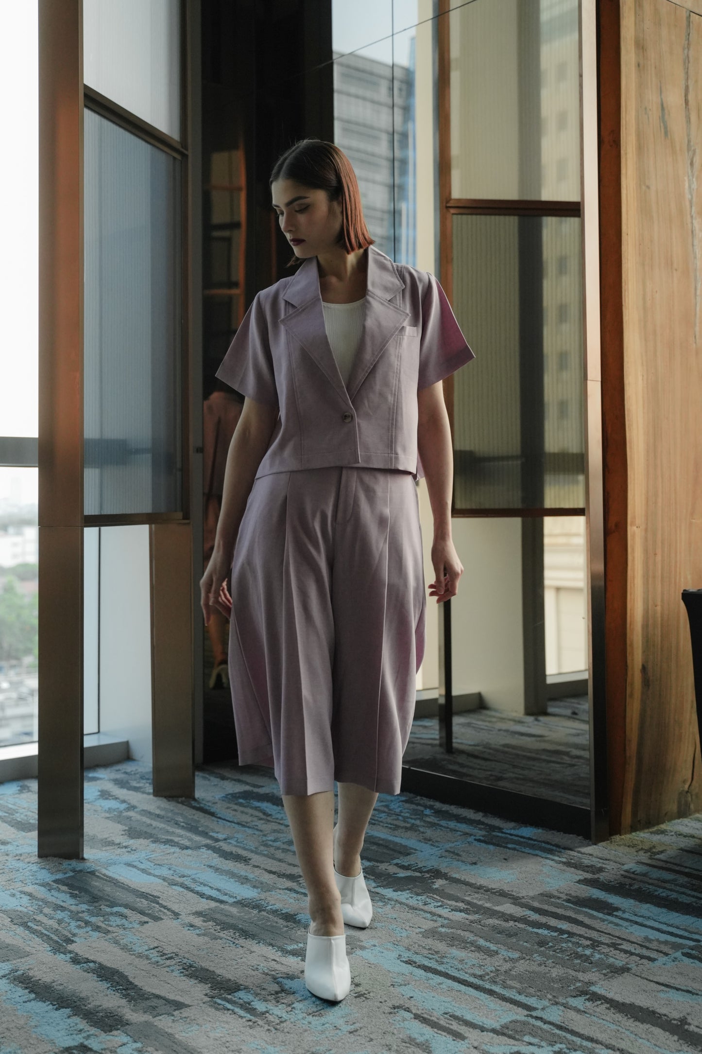 REESE BLAZER IN BLUSHING BLOOM