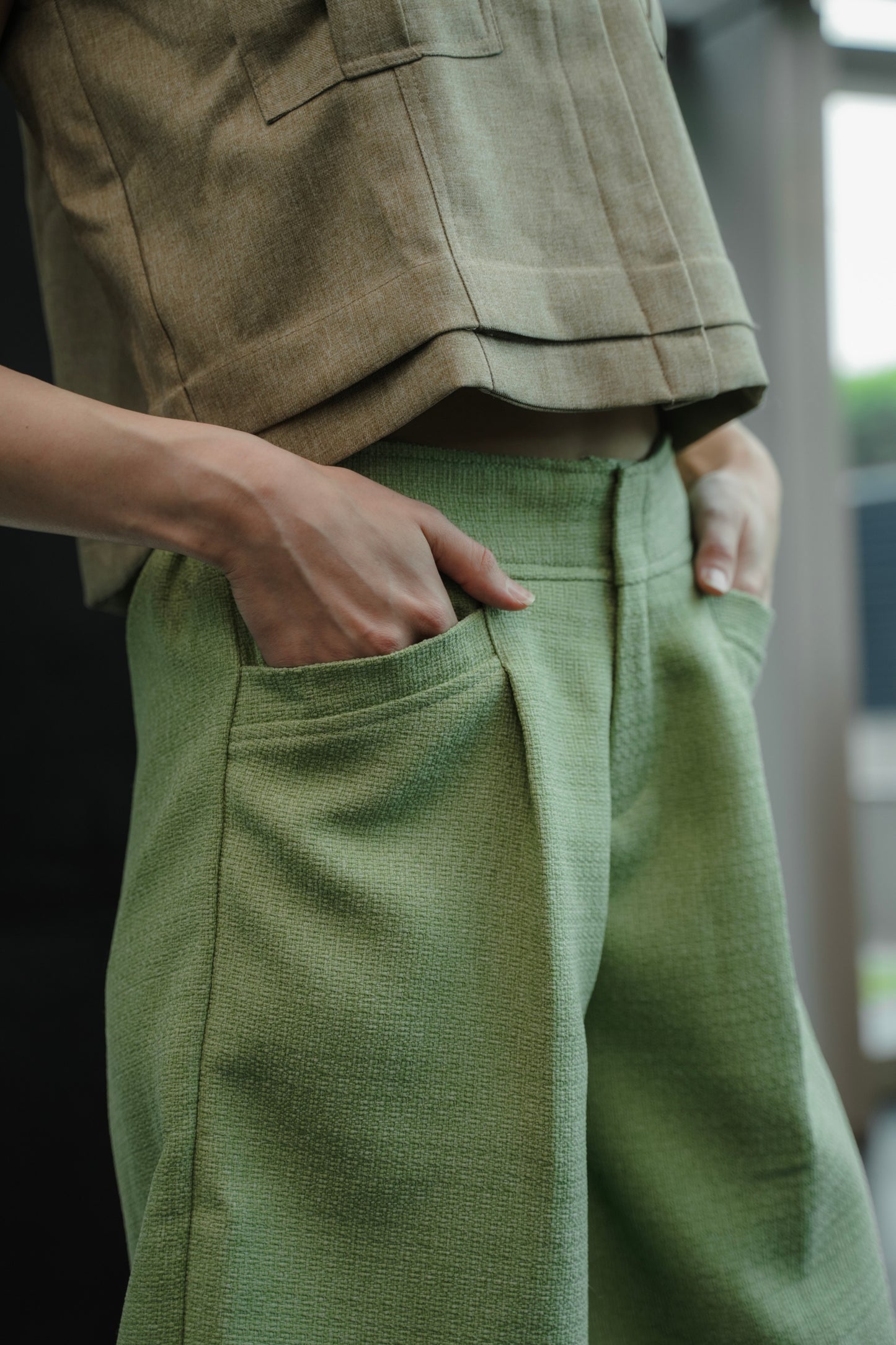 SUKI PANTS IN RUSCUS