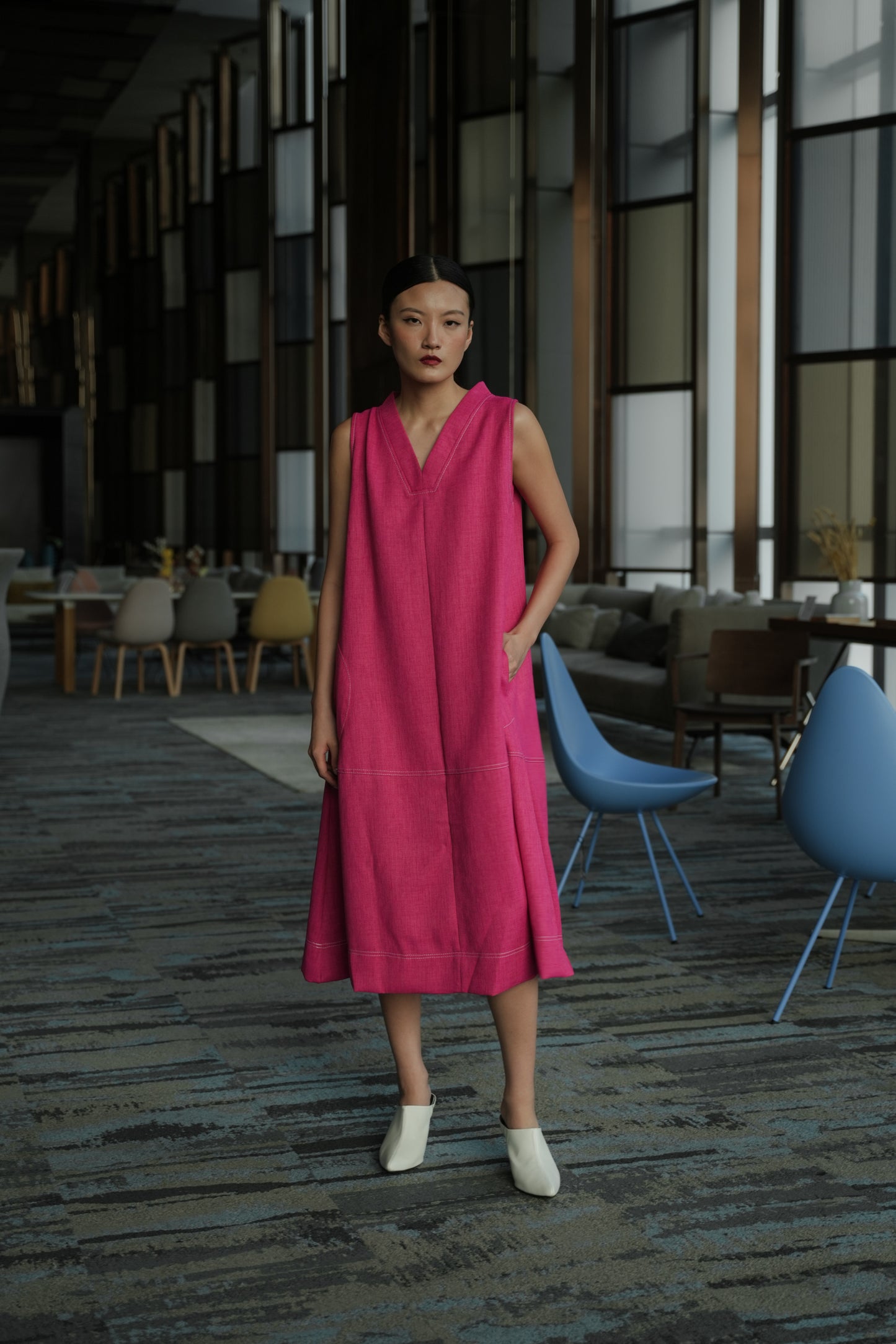 DANIELLE DRESS CABARET PINK