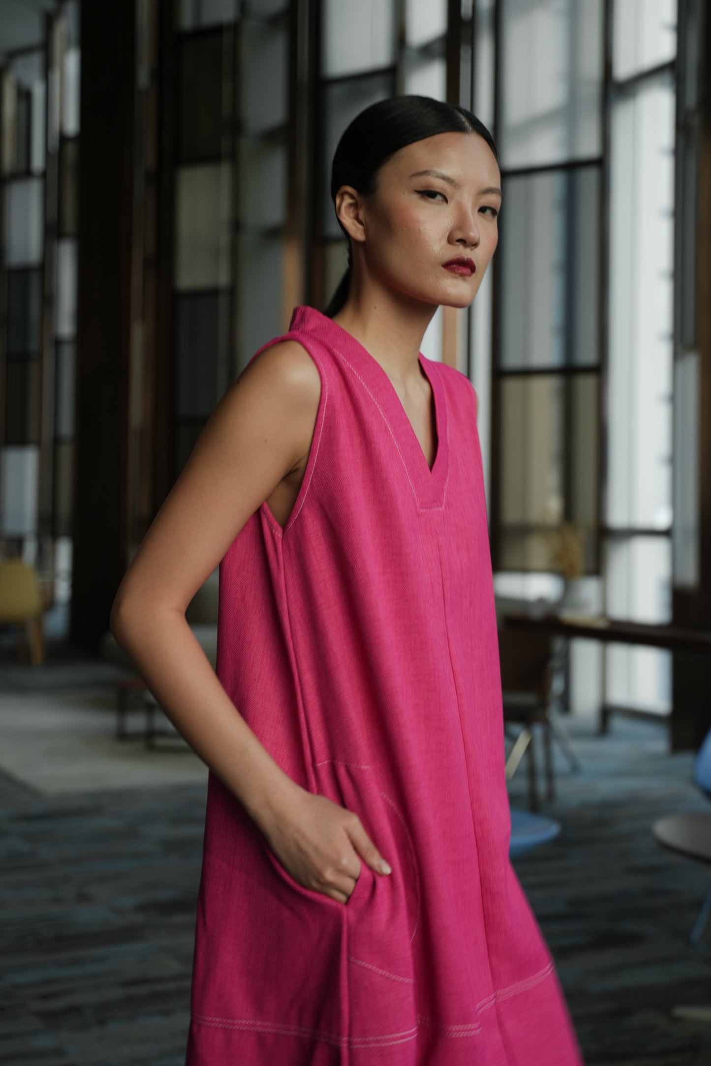 DANIELLE DRESS CABARET PINK