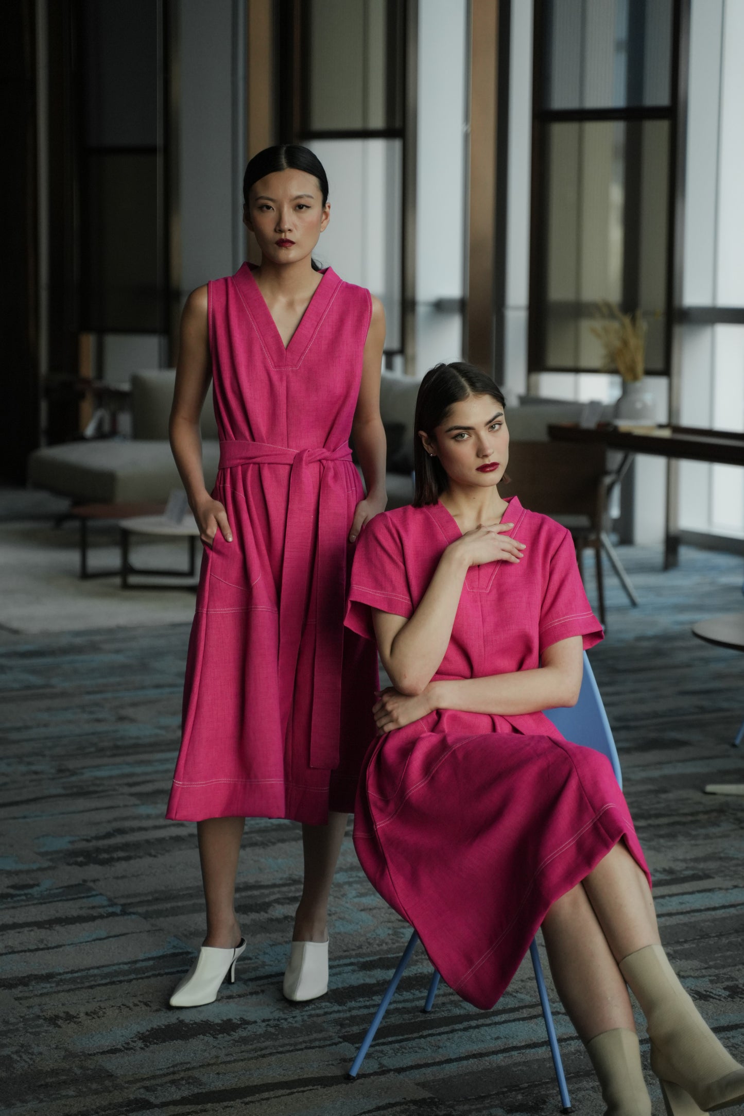 DANIELLE DRESS CABARET PINK