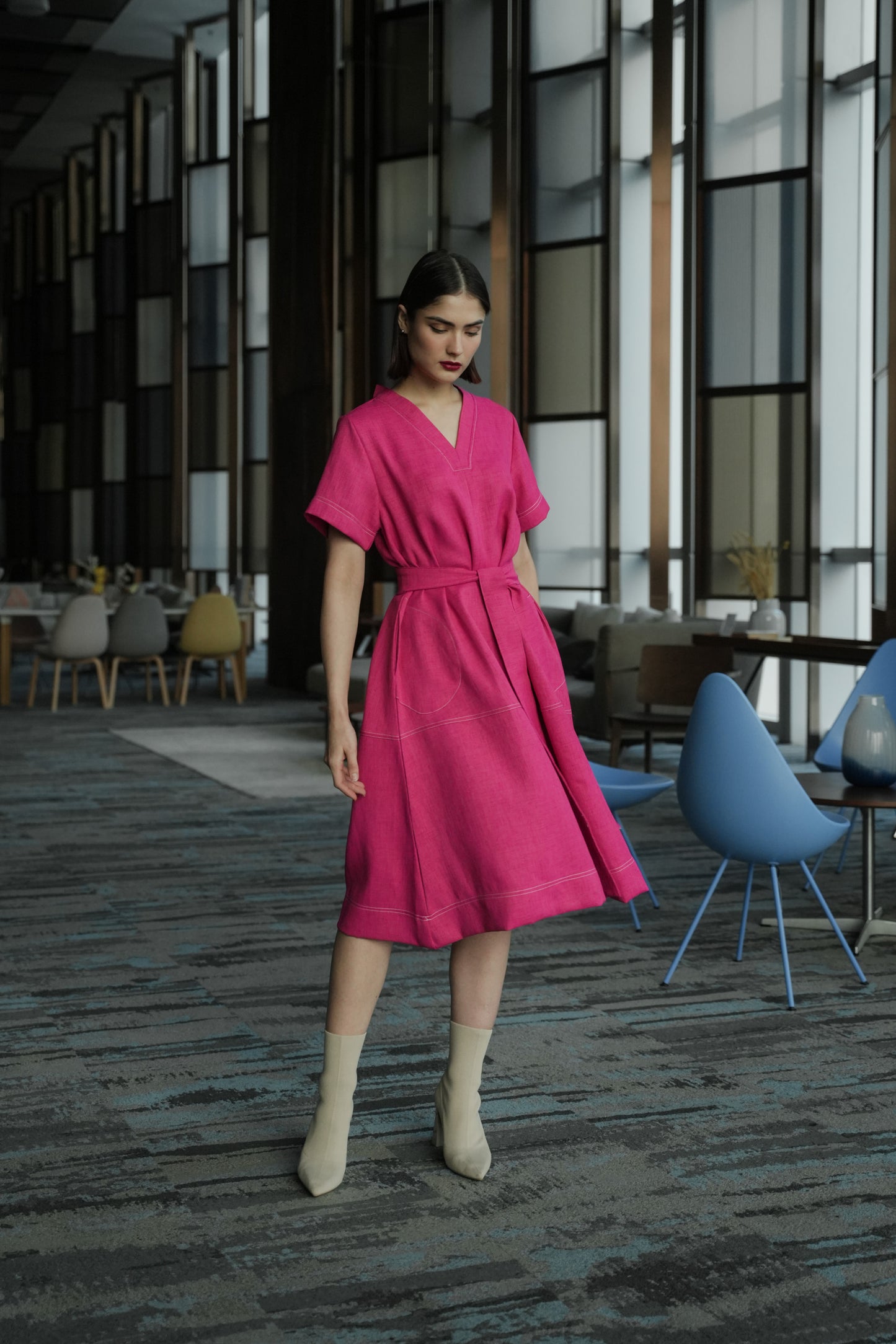 DANIELLE DRESS CABARET PINK