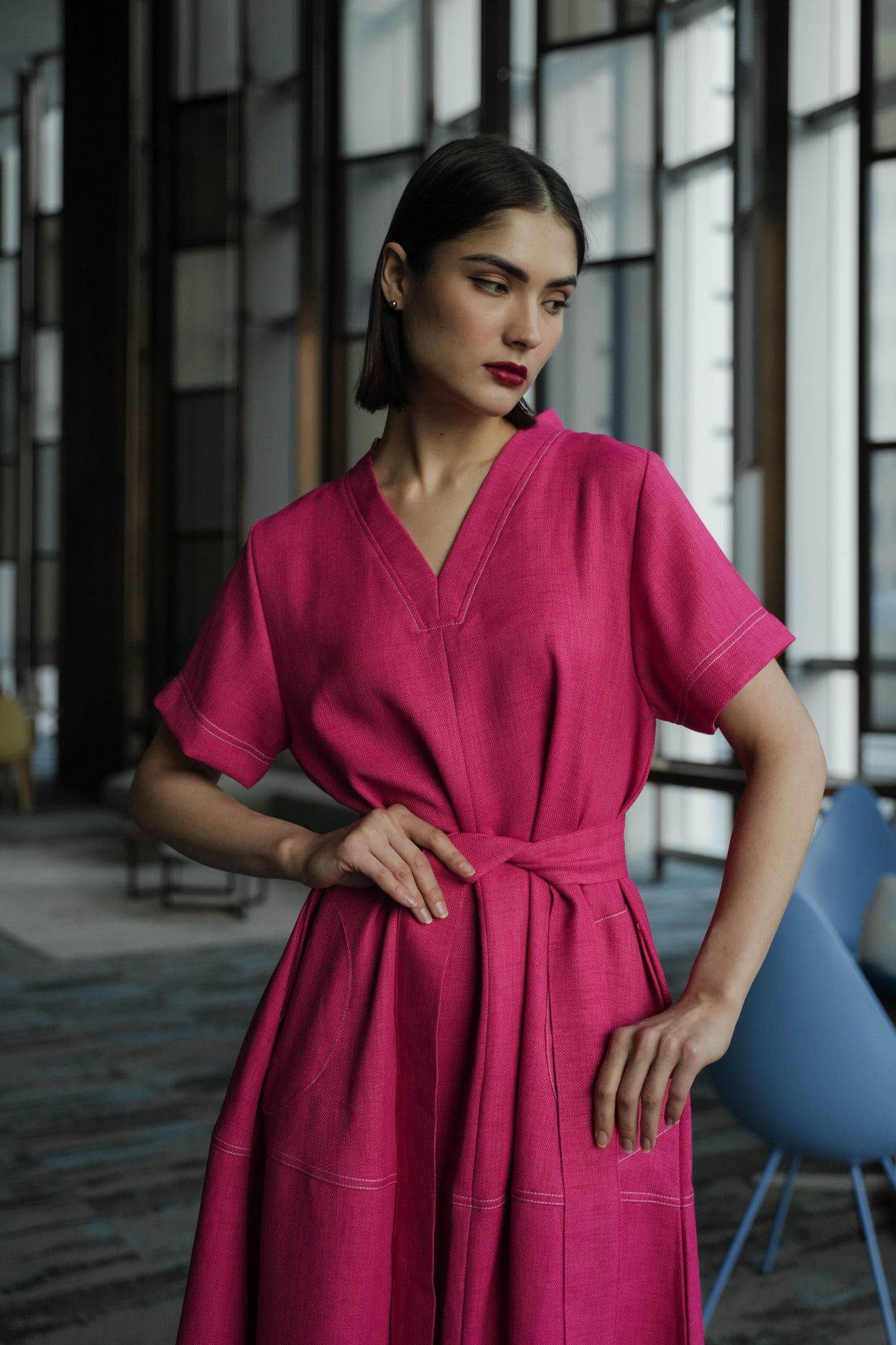 DANIELLE DRESS CABARET PINK