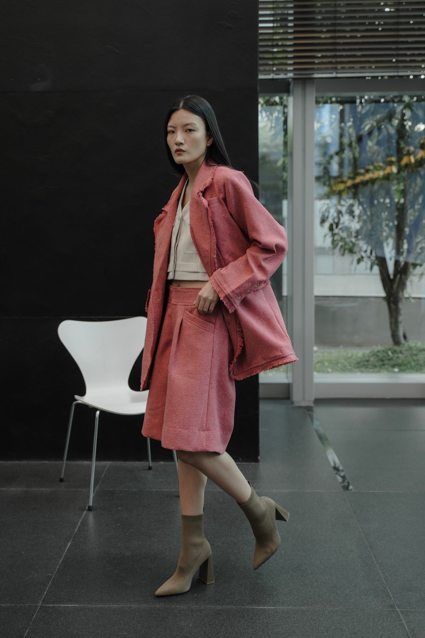 SUKI PANTS IN POPPY LILY