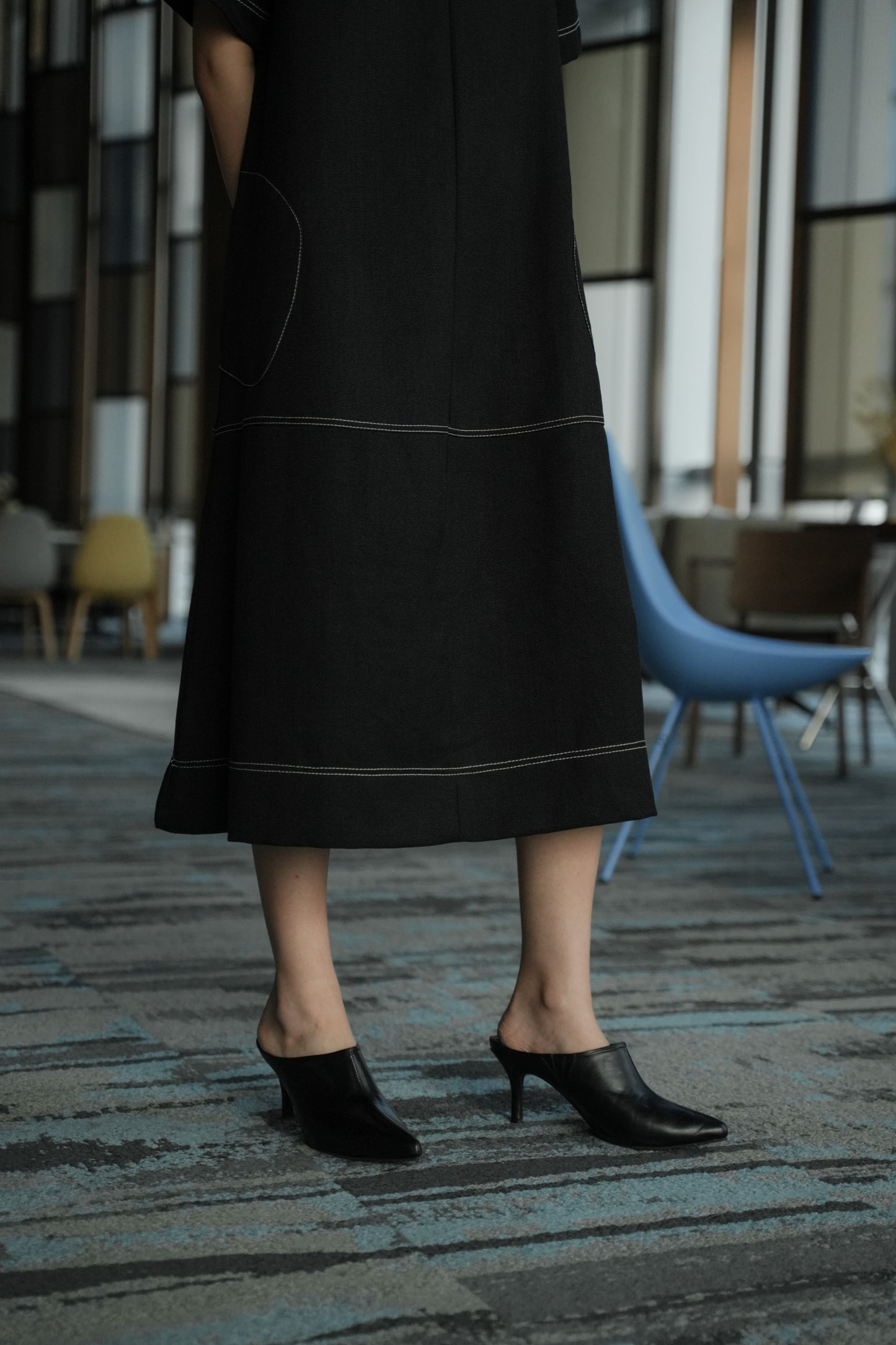 DANIELLE DRESS DEEP BLACK