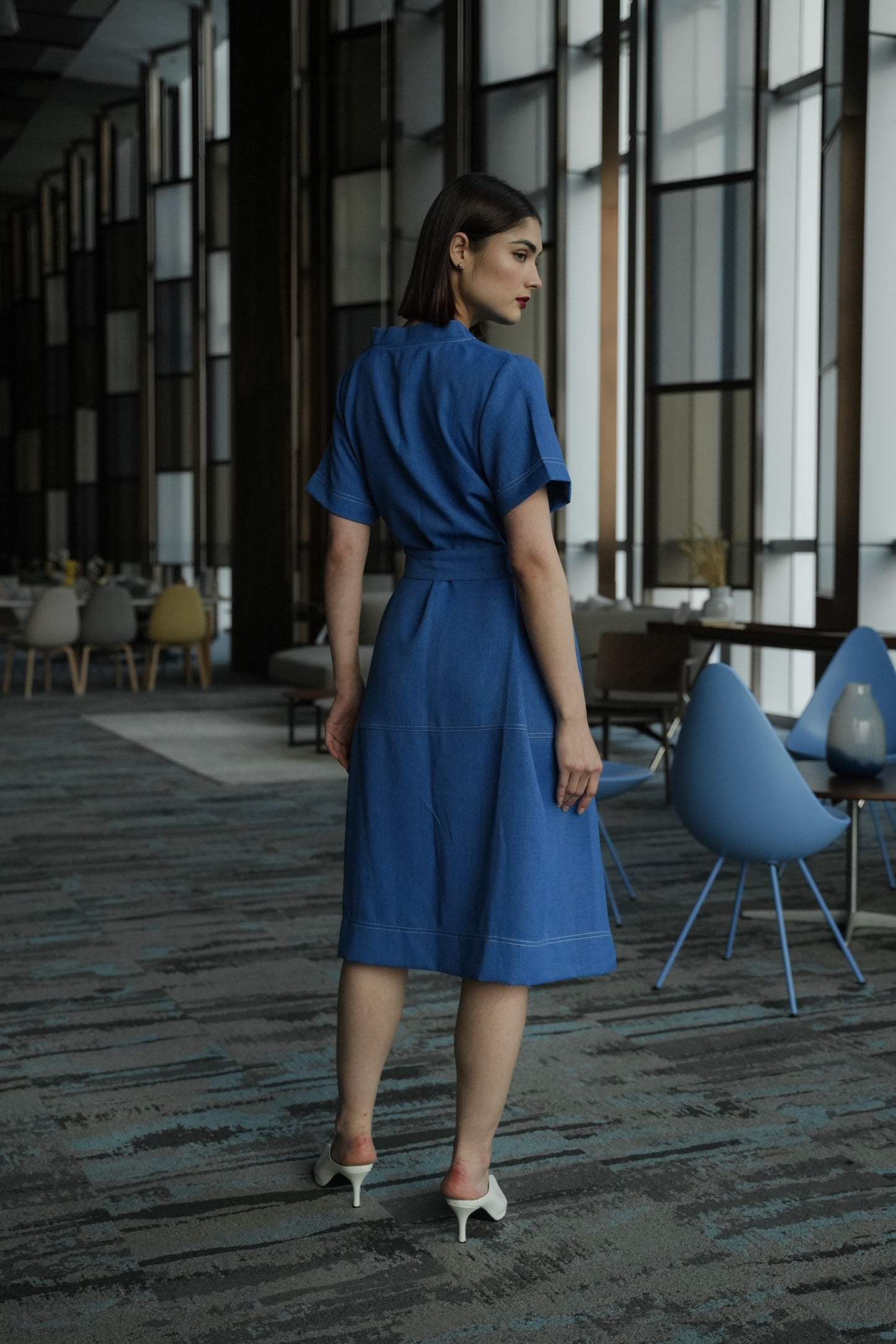 DANIELLE DRESS STUNNING BLUE