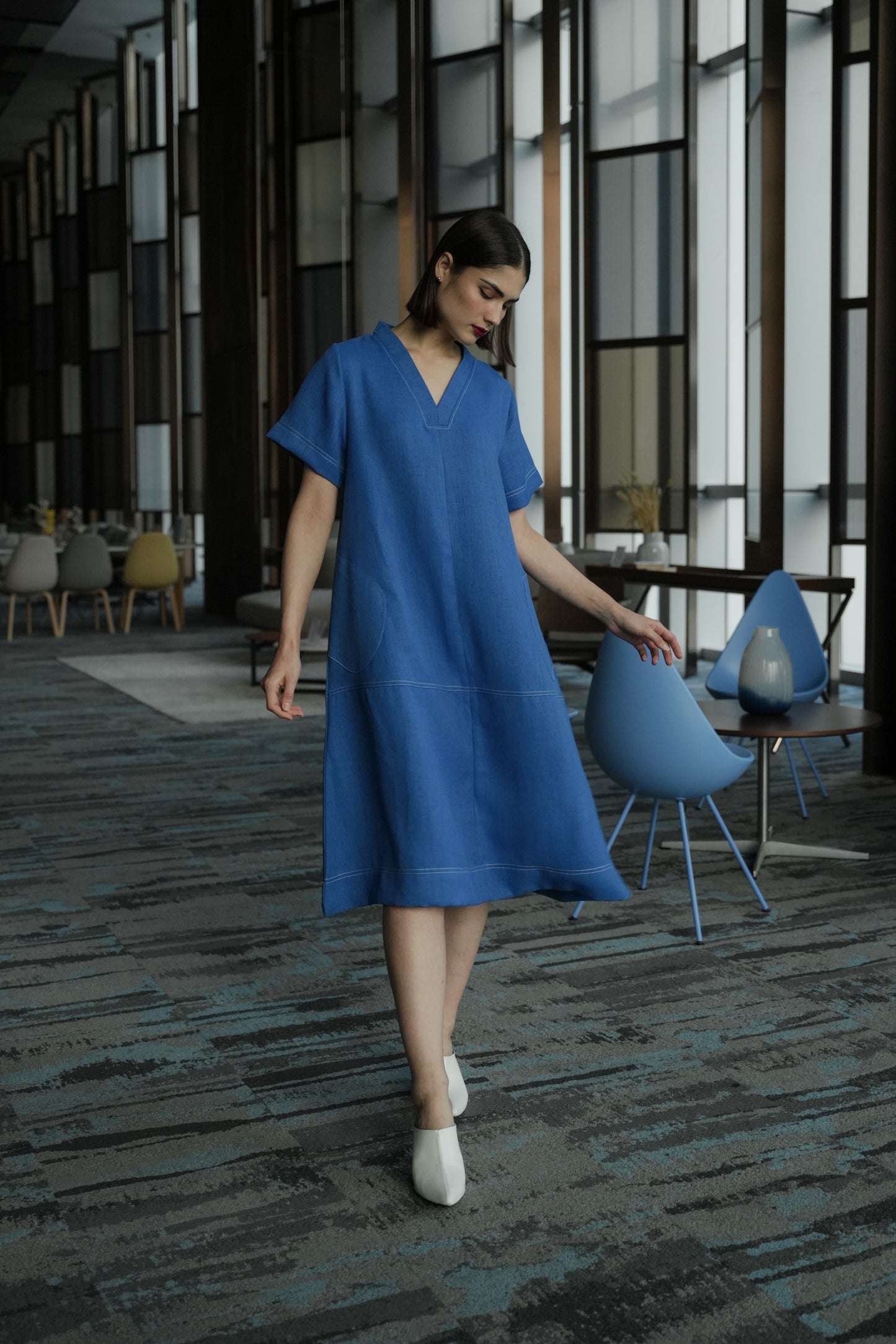 DANIELLE DRESS STUNNING BLUE