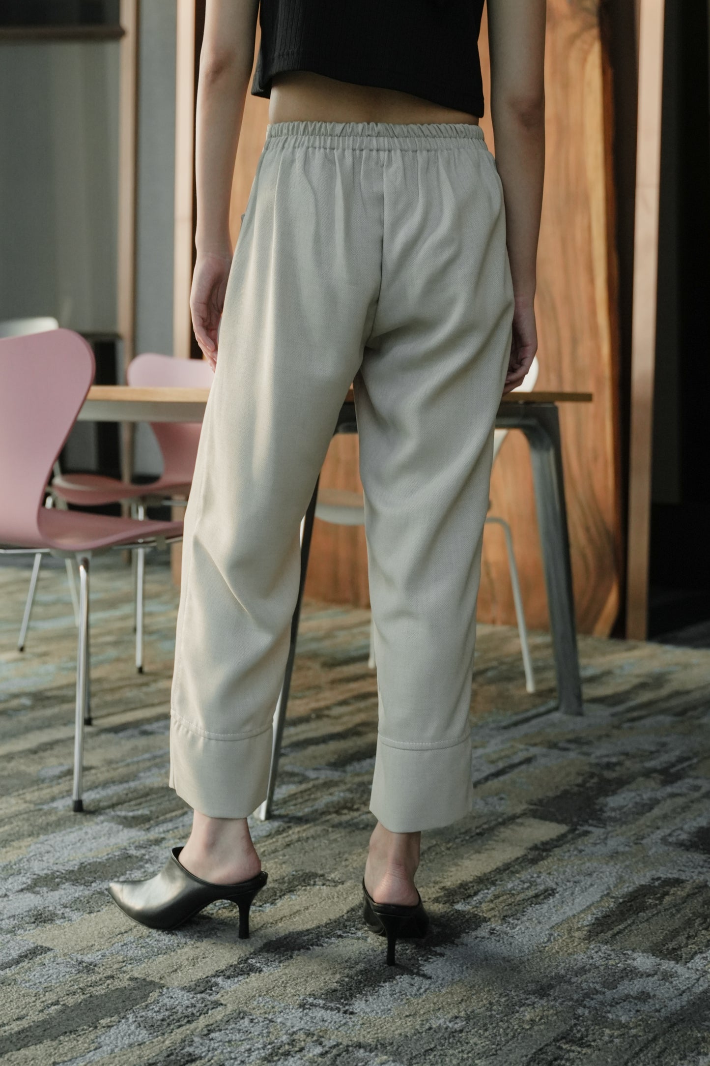 PALAIS PANTS IN BUTTERSAGE