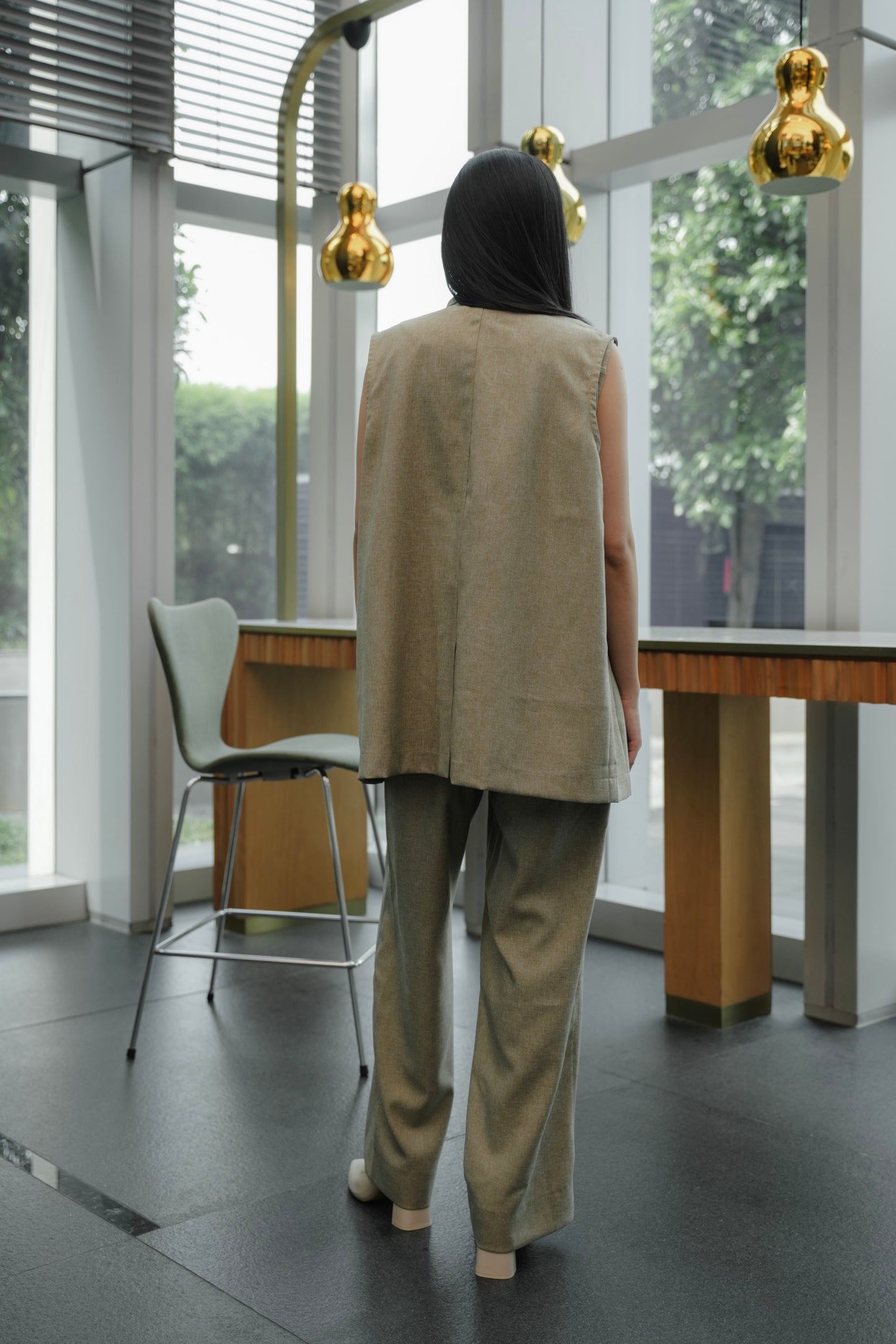KANA BLAZER IN EUCALYPTUS