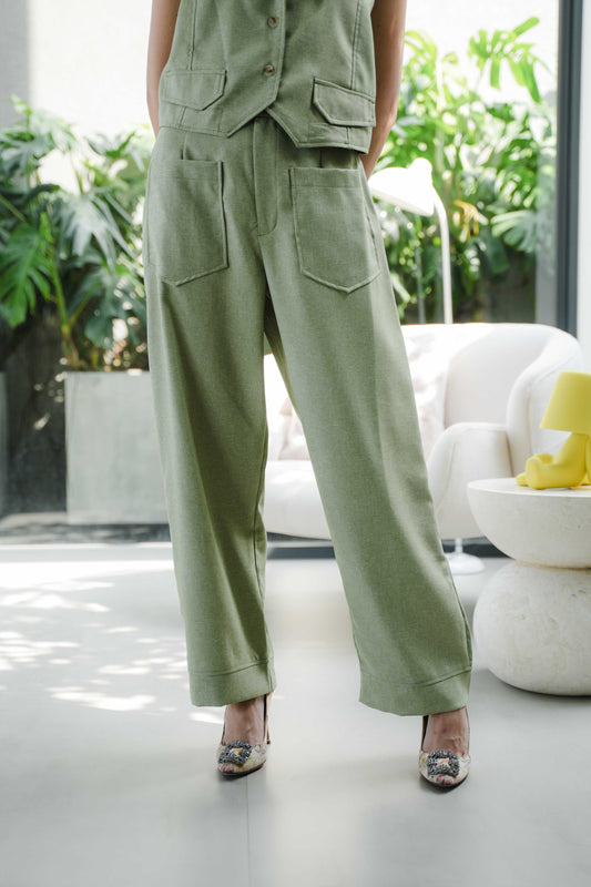 DEFECT 50% - ANSLEY PANTS IN MUSCAT