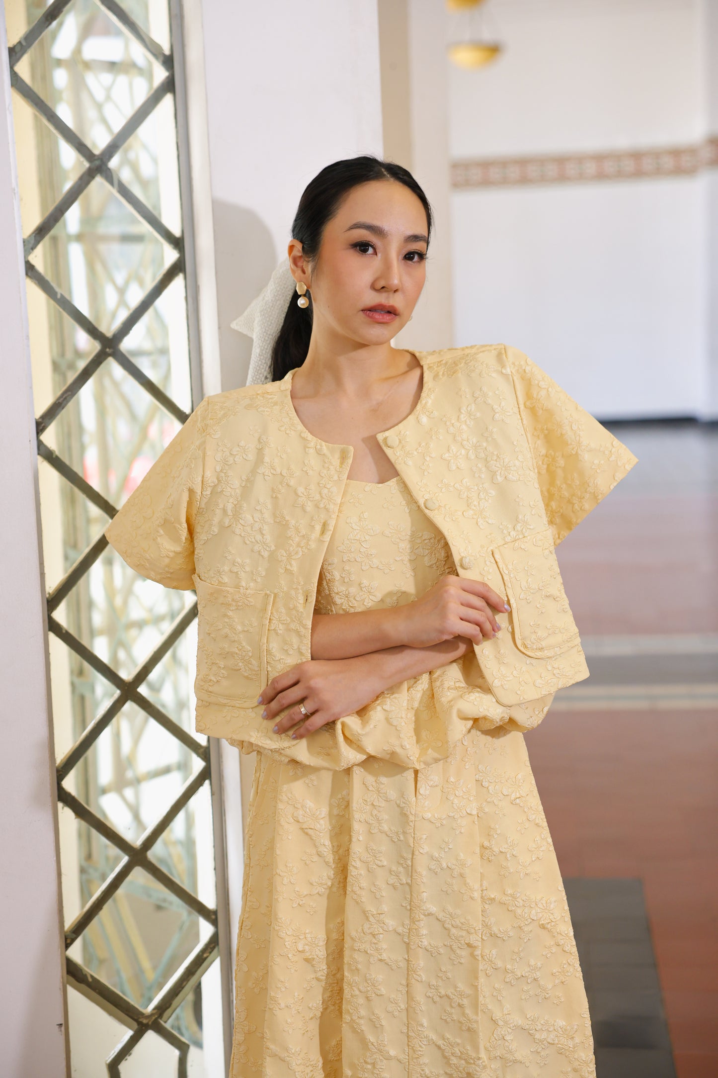 CELESTE TOP IN AMBER GLOW