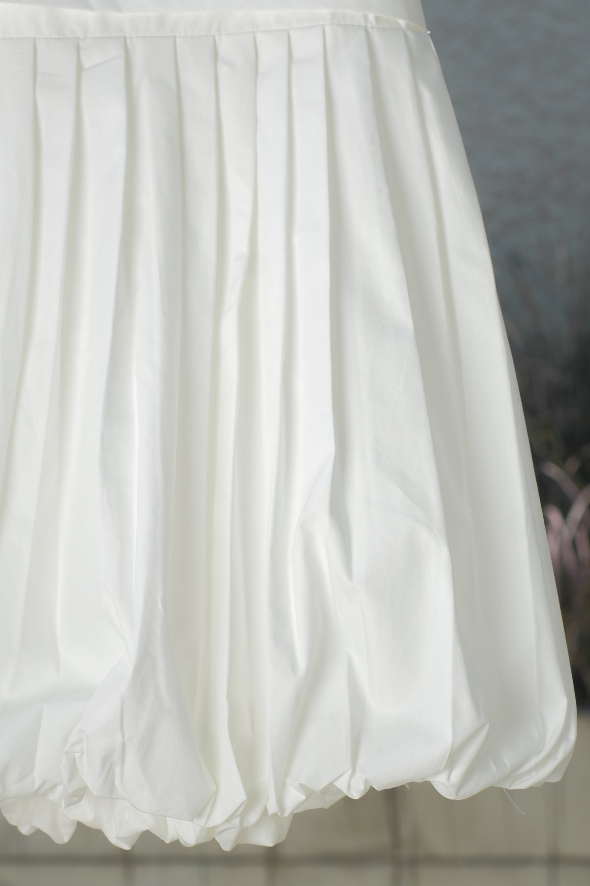 MINI SOREN SKIRT IN SNOW WHITE