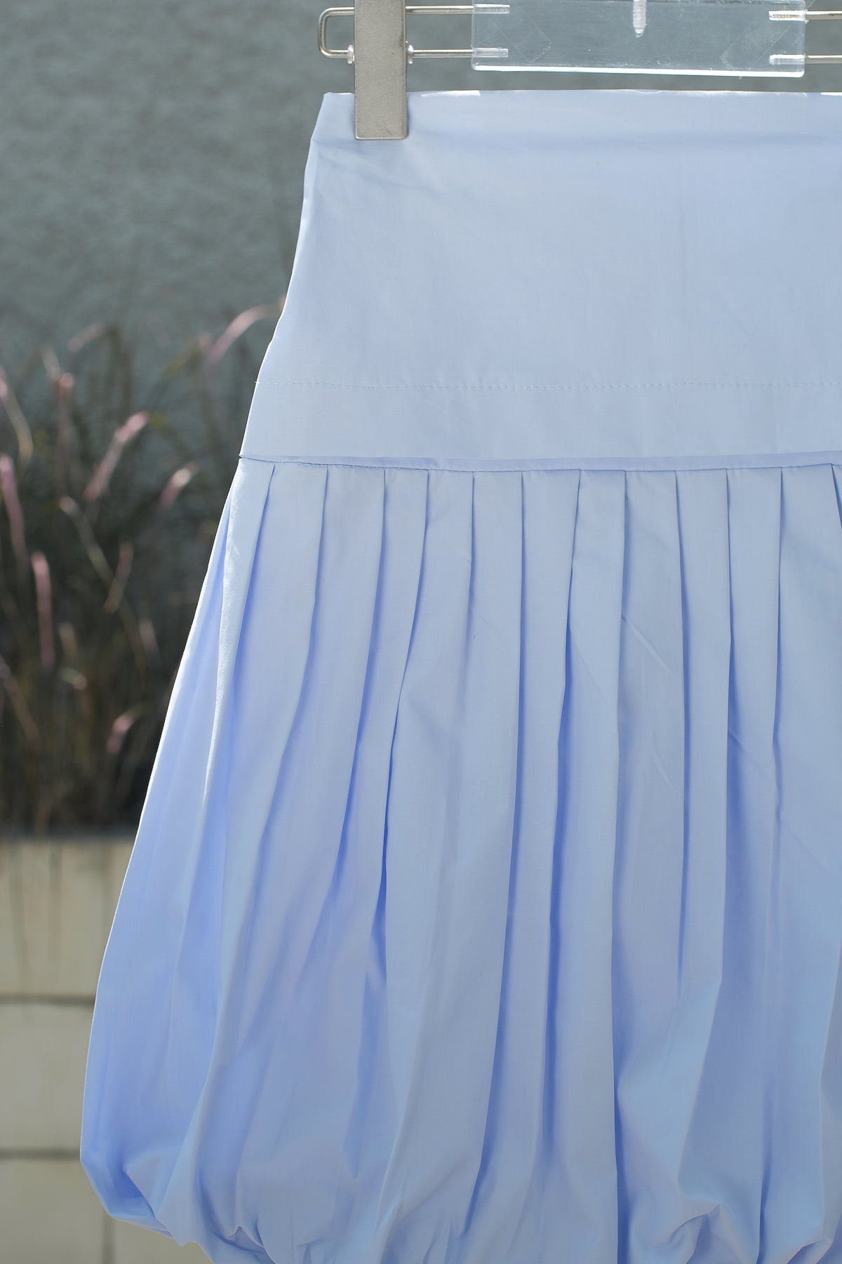MINI SOREN SKIRT IN POLAR BLUE