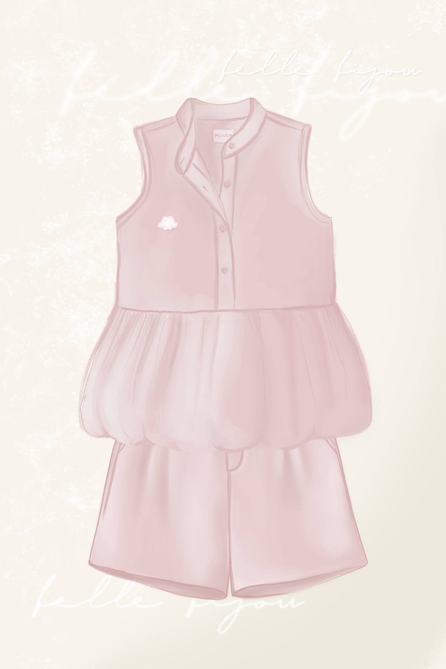 BELLE TOP IN COTTON CANDY