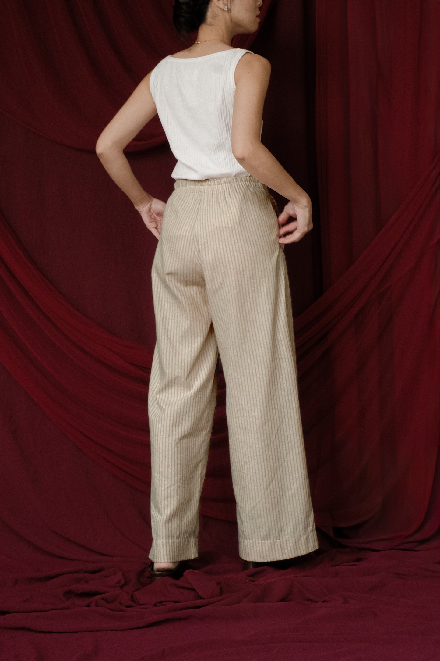 ROU PANTS IN ROAST SEED