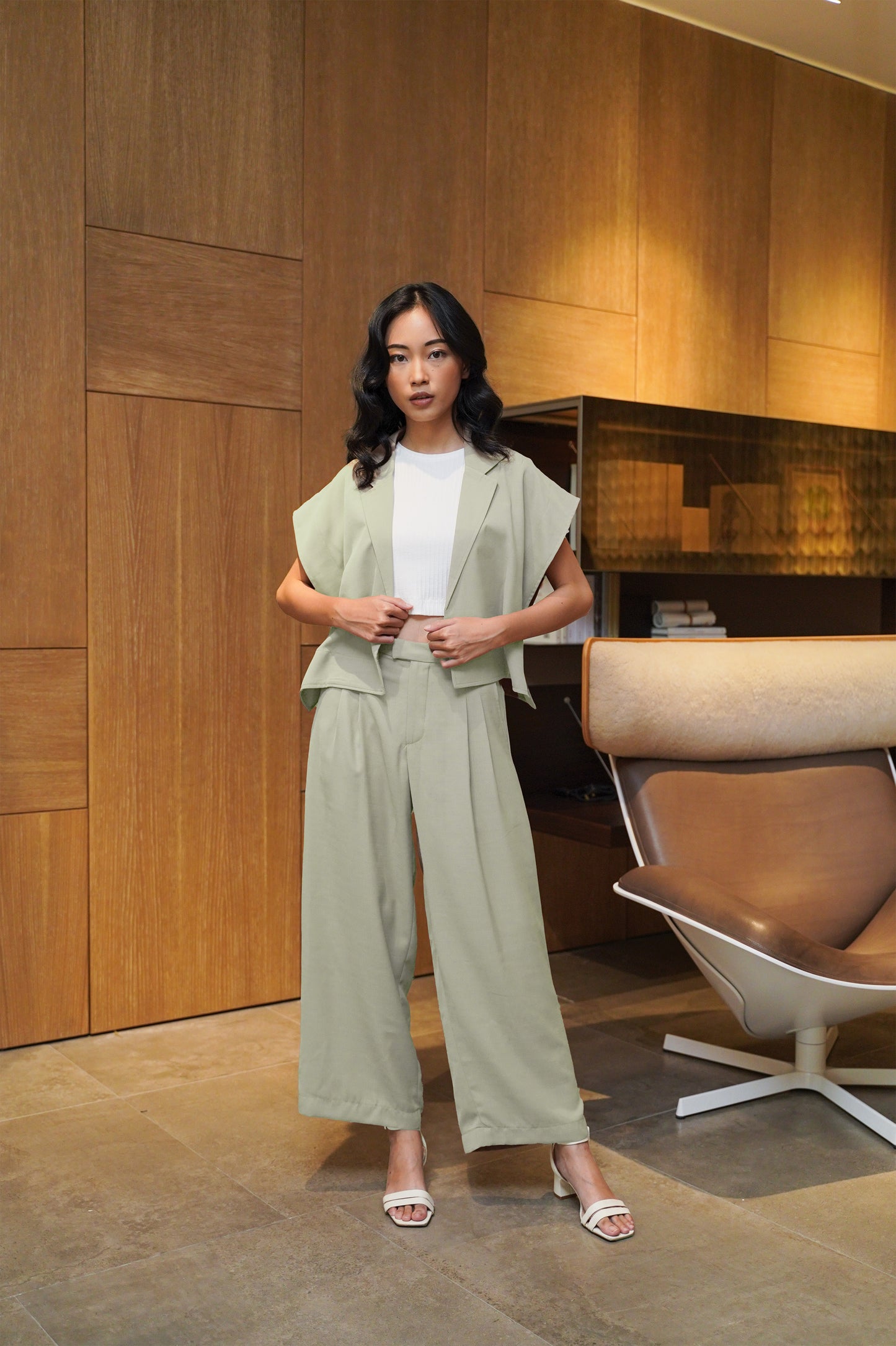 LONG ARDEE PANT IN MEADOW MIST