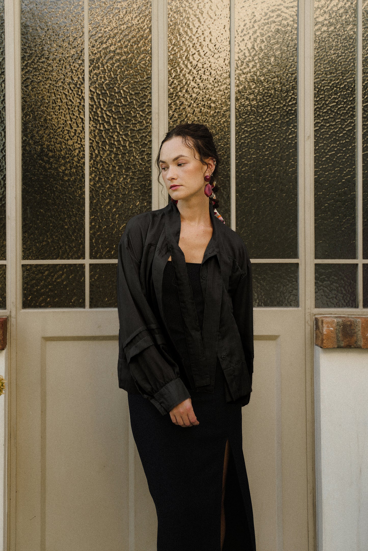 SOLEIL OUTER IN DEEP BLACK