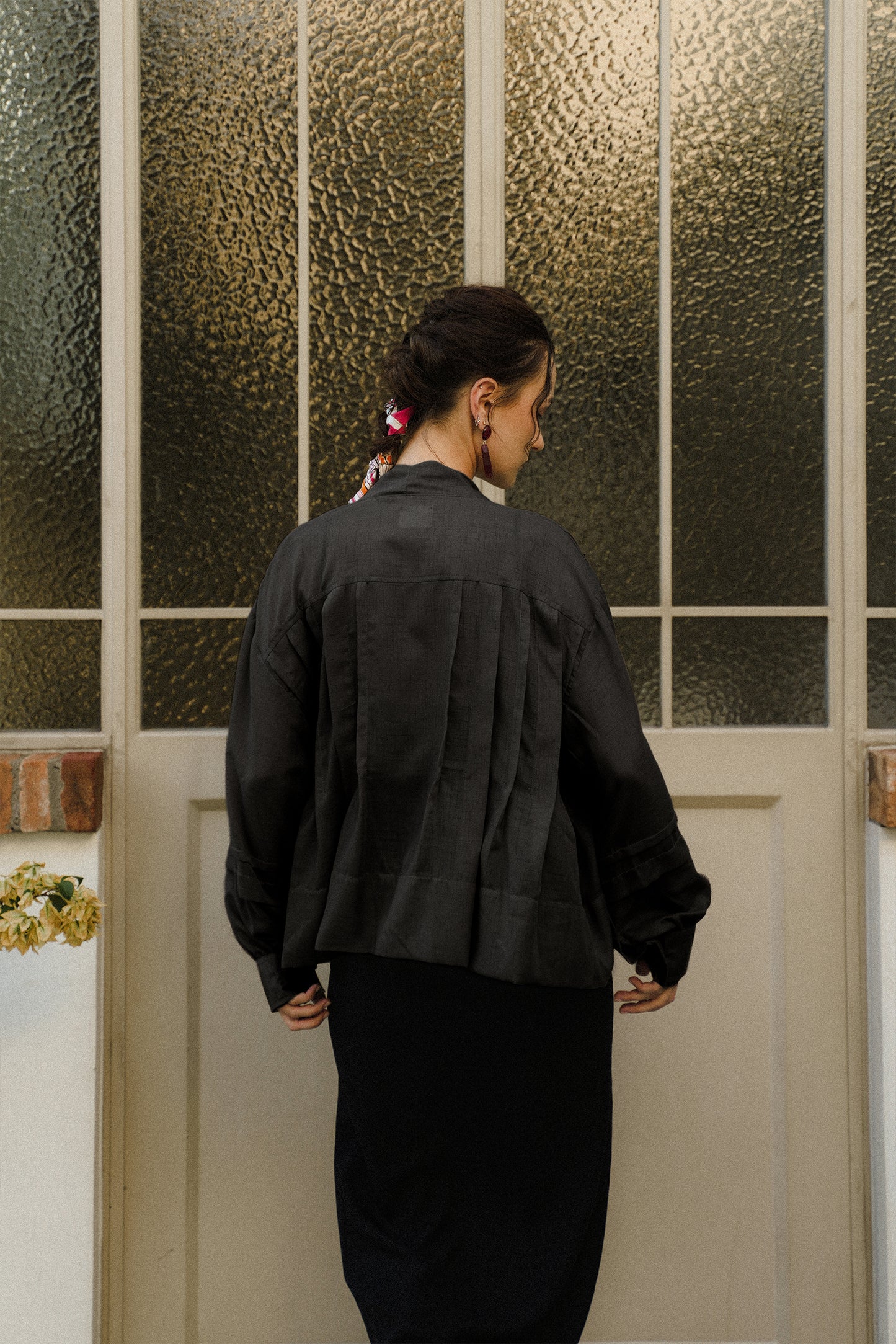 SOLEIL OUTER IN DEEP BLACK