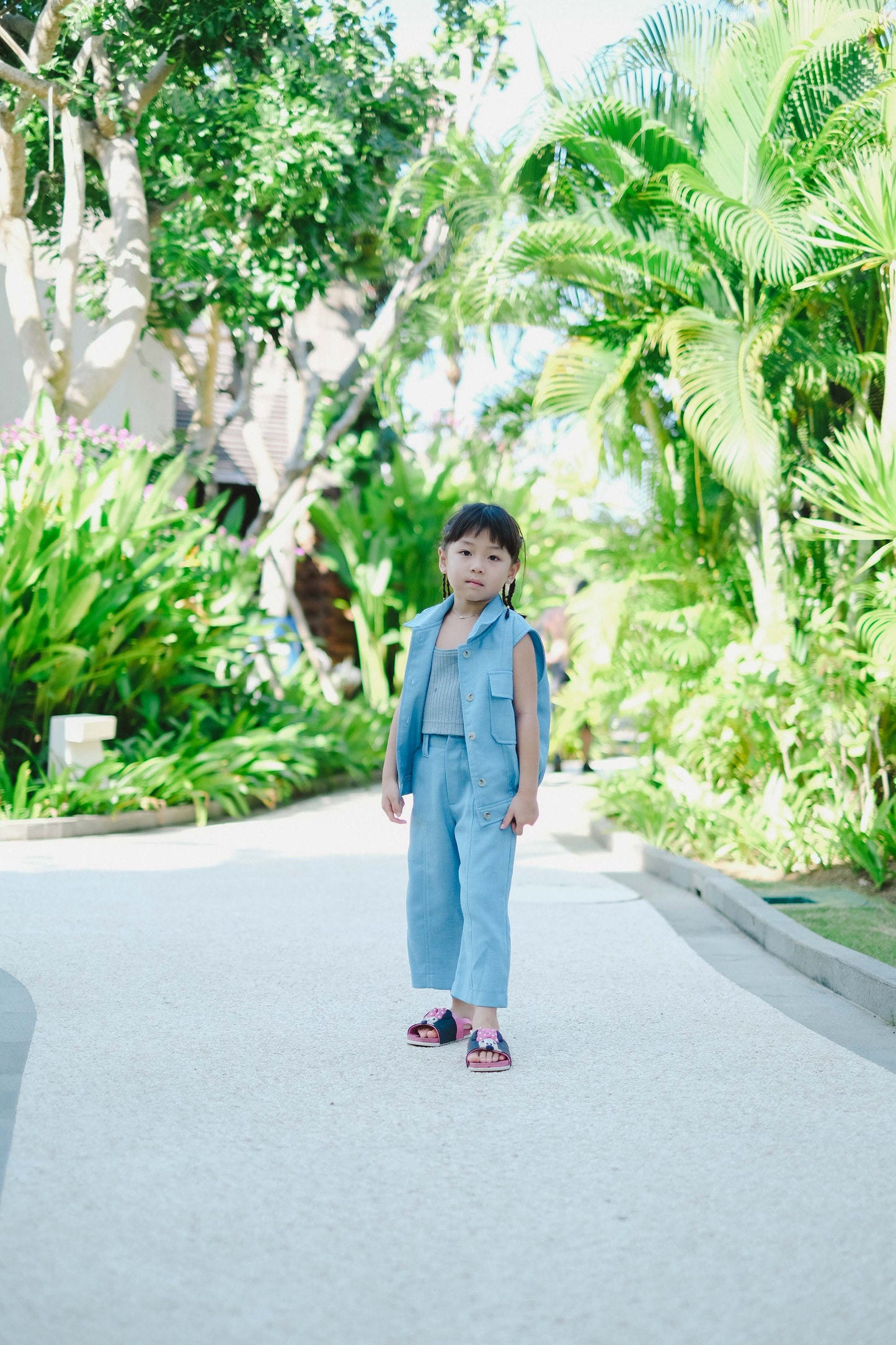 SET - MINI LUCERN LONG KATIA IN COMO BLUE