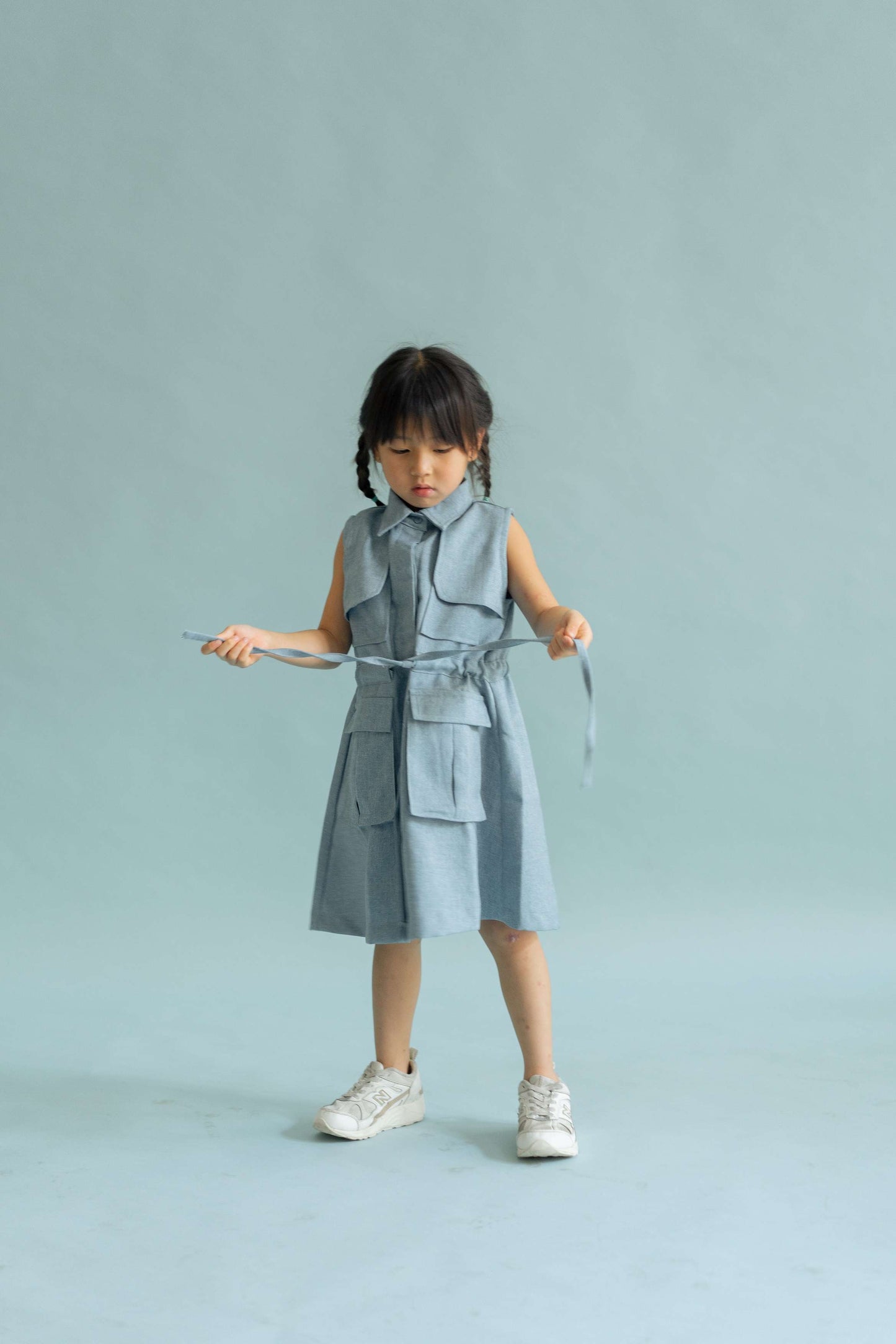 MINI FRANCESCA DRESS IN CAPRI BLUE