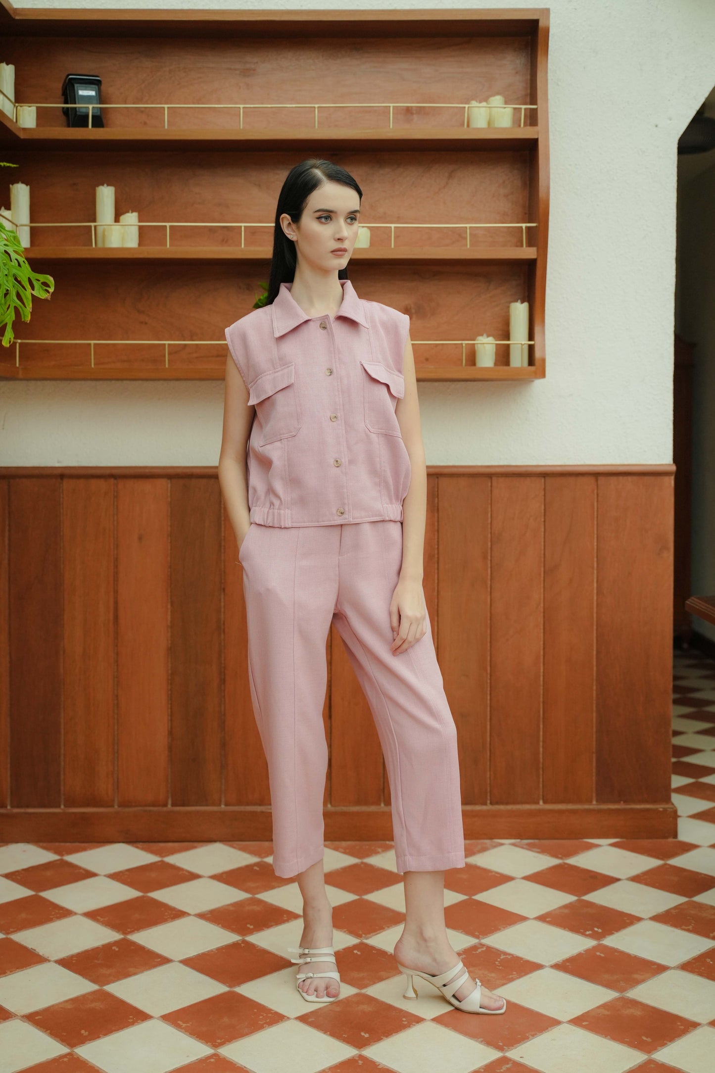 SET - LUCERN LONG KATIA IN POTPOURRI PINK
