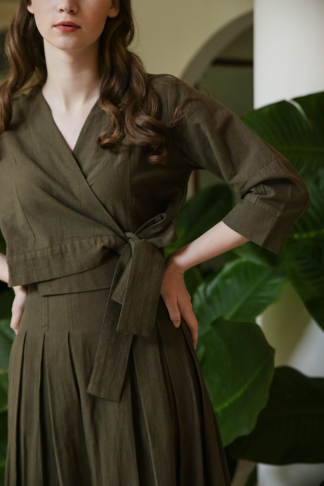 DAPHNEE TOP IN SEAWEED