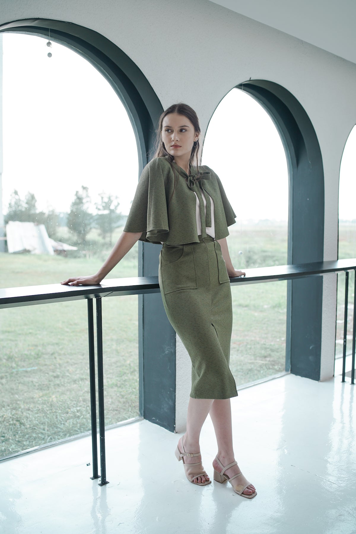 BLAIR CAPE IN JACK AVOCADO