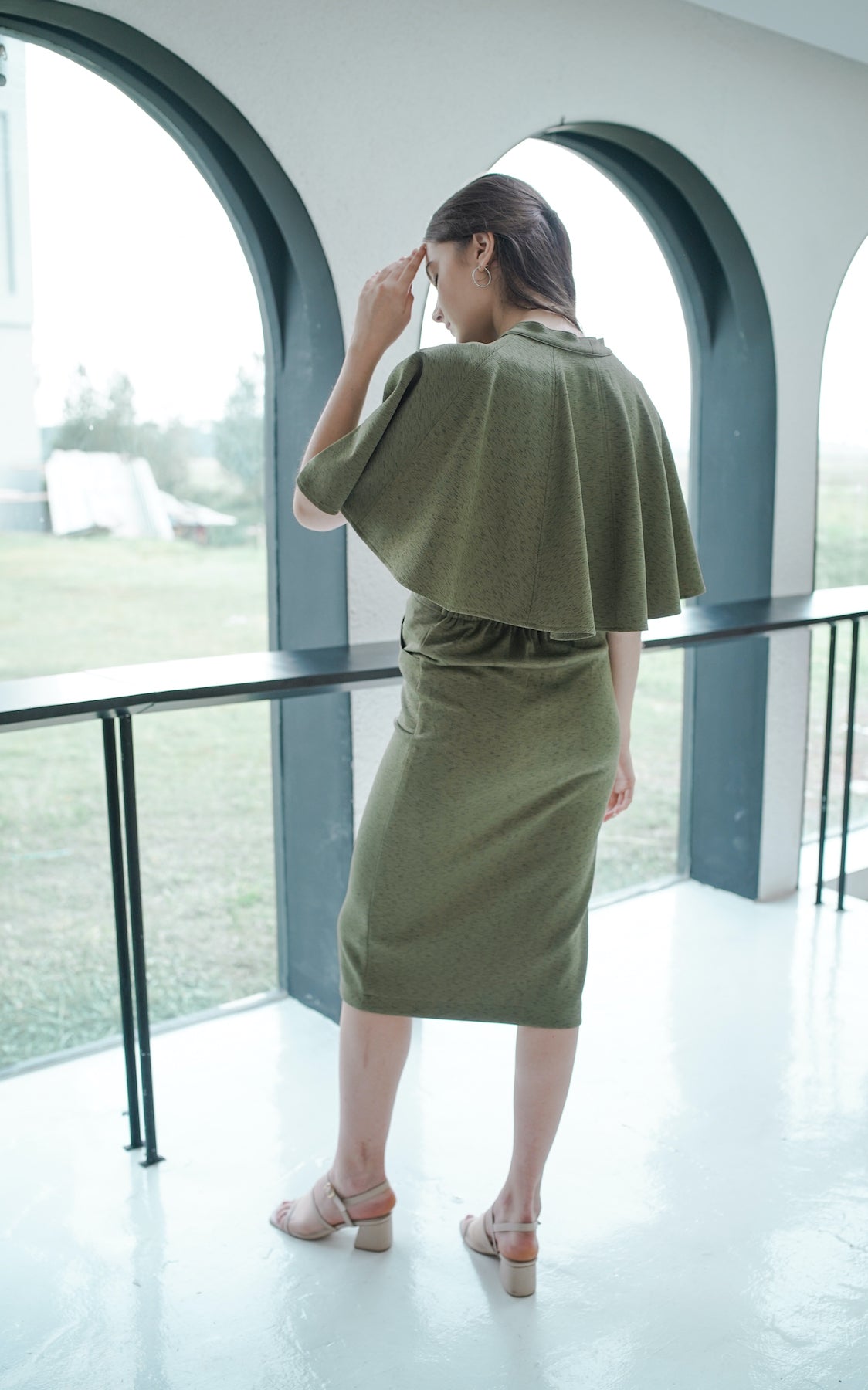 BLAIR CAPE IN JACK AVOCADO