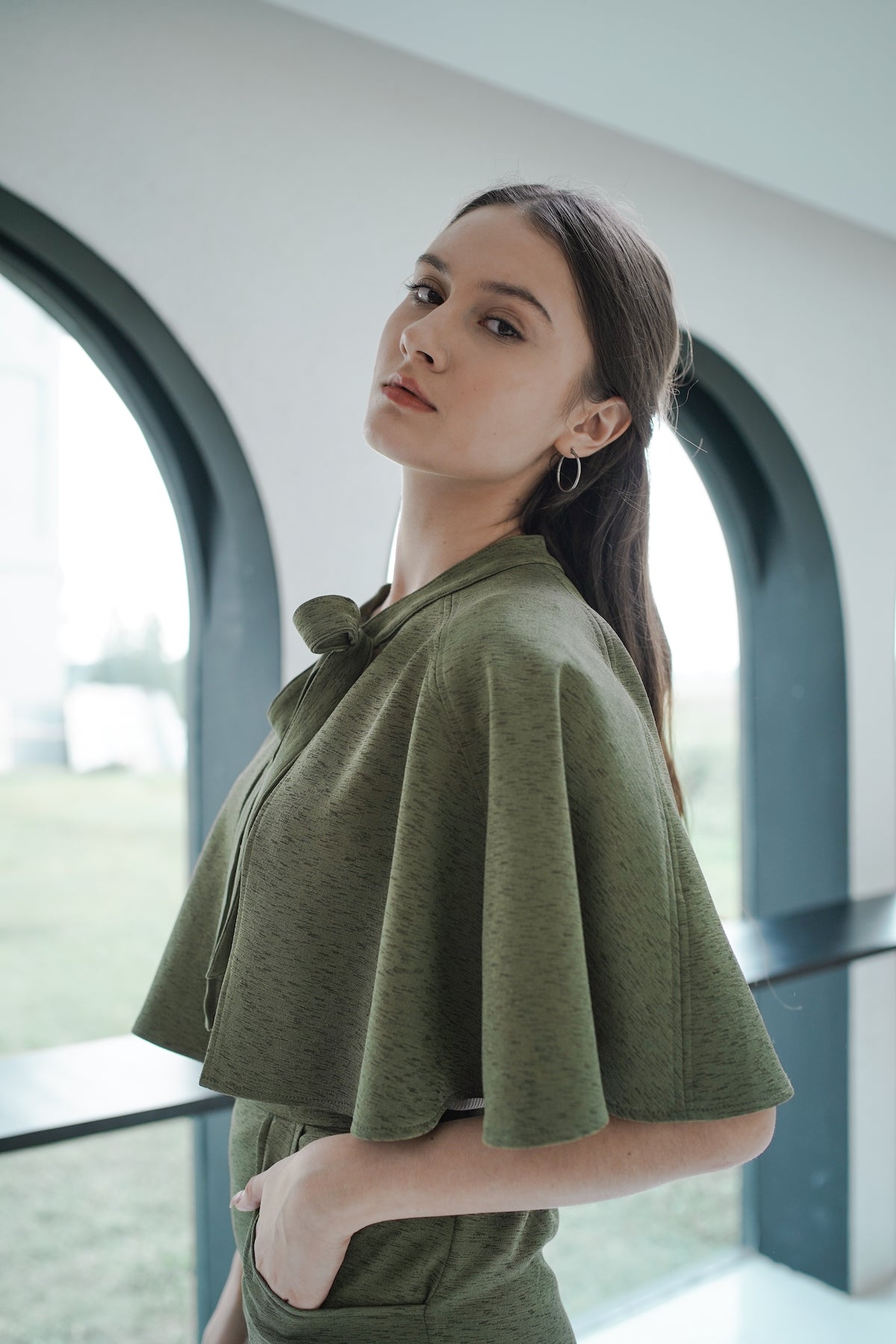 BLAIR CAPE IN JACK AVOCADO