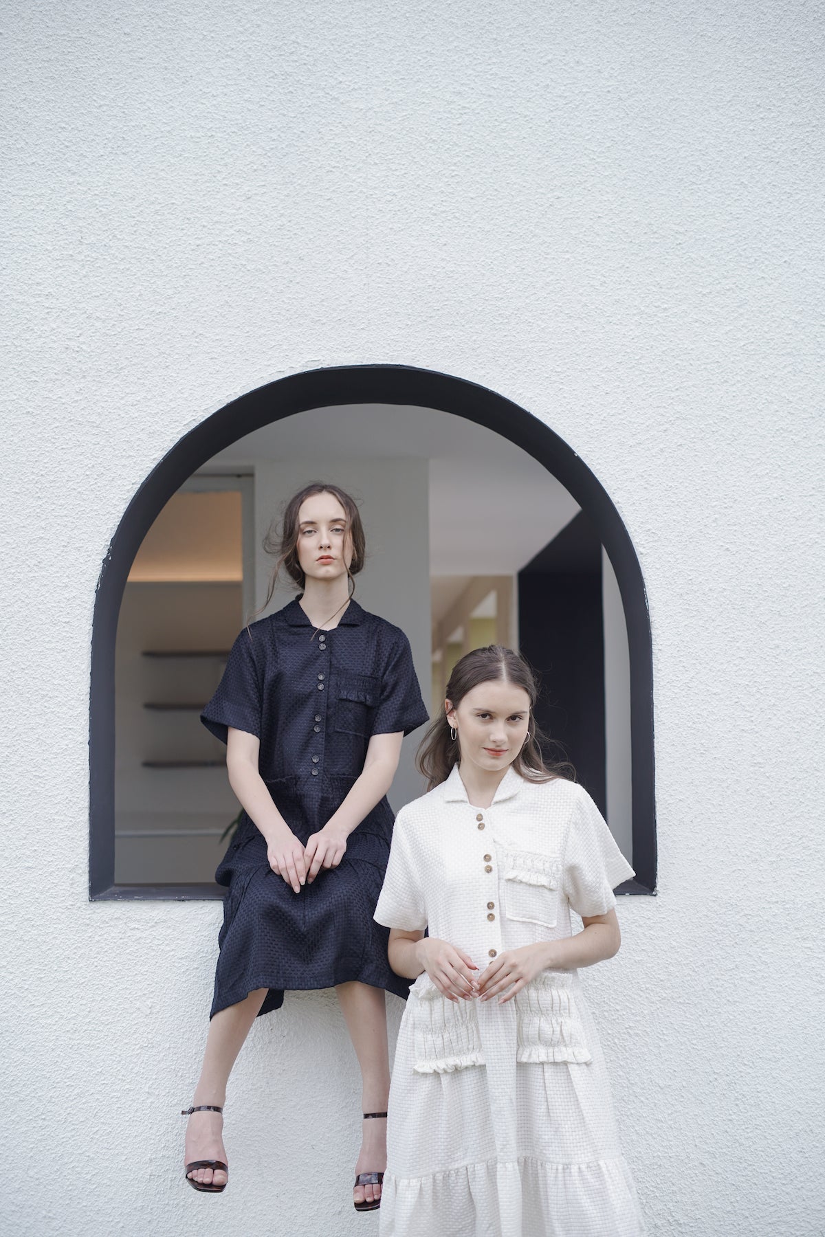 LUNDY DRESS IN WHIPCREAM