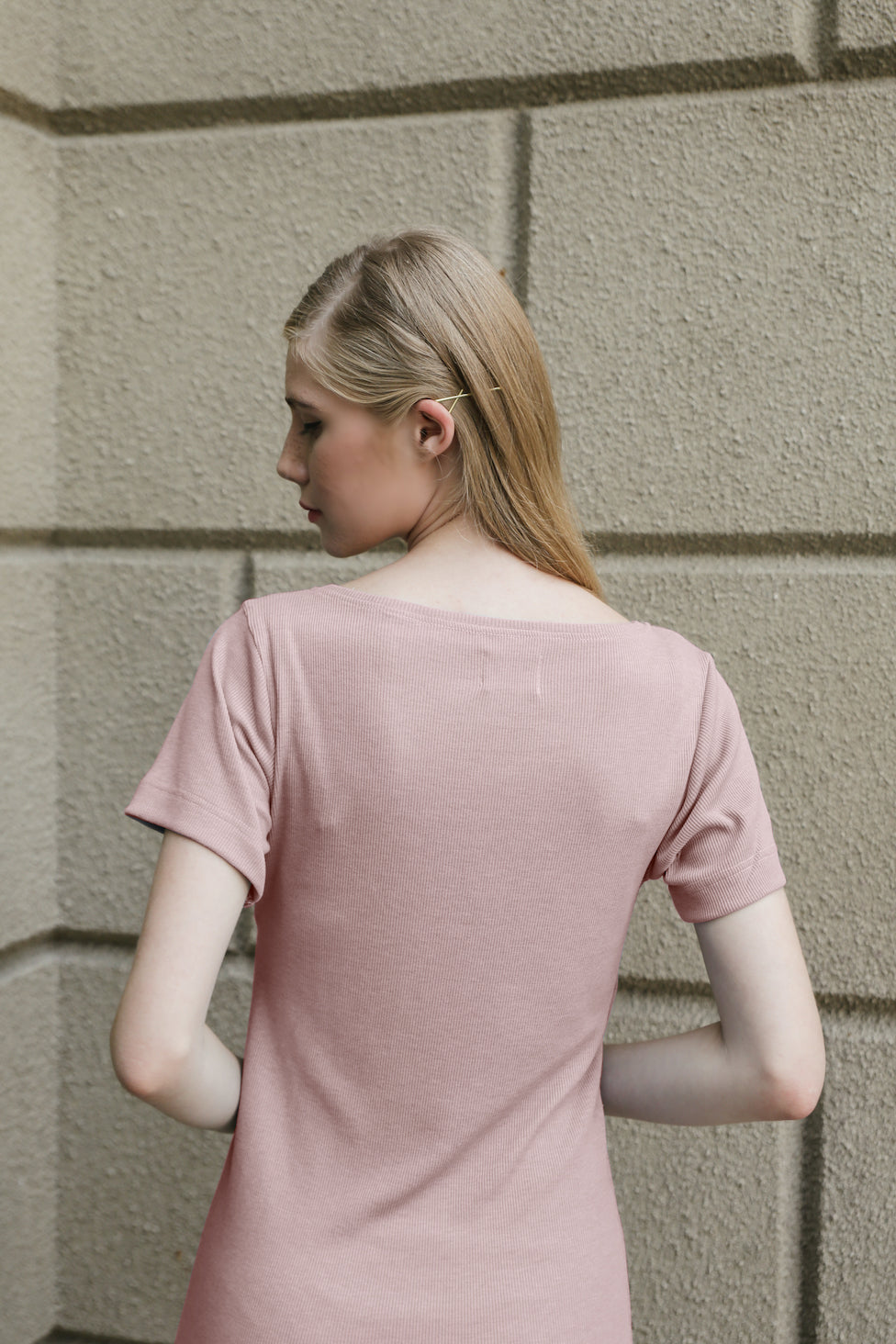 SCARLETT DRESS IN PALE DUSTY