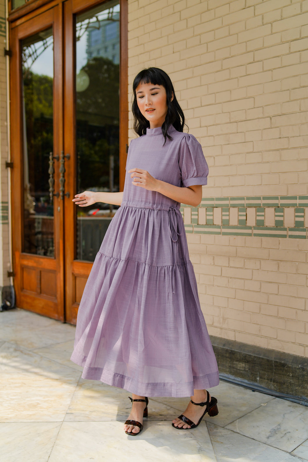 NEW MELLISA DRESS IN ORCHID PETAL