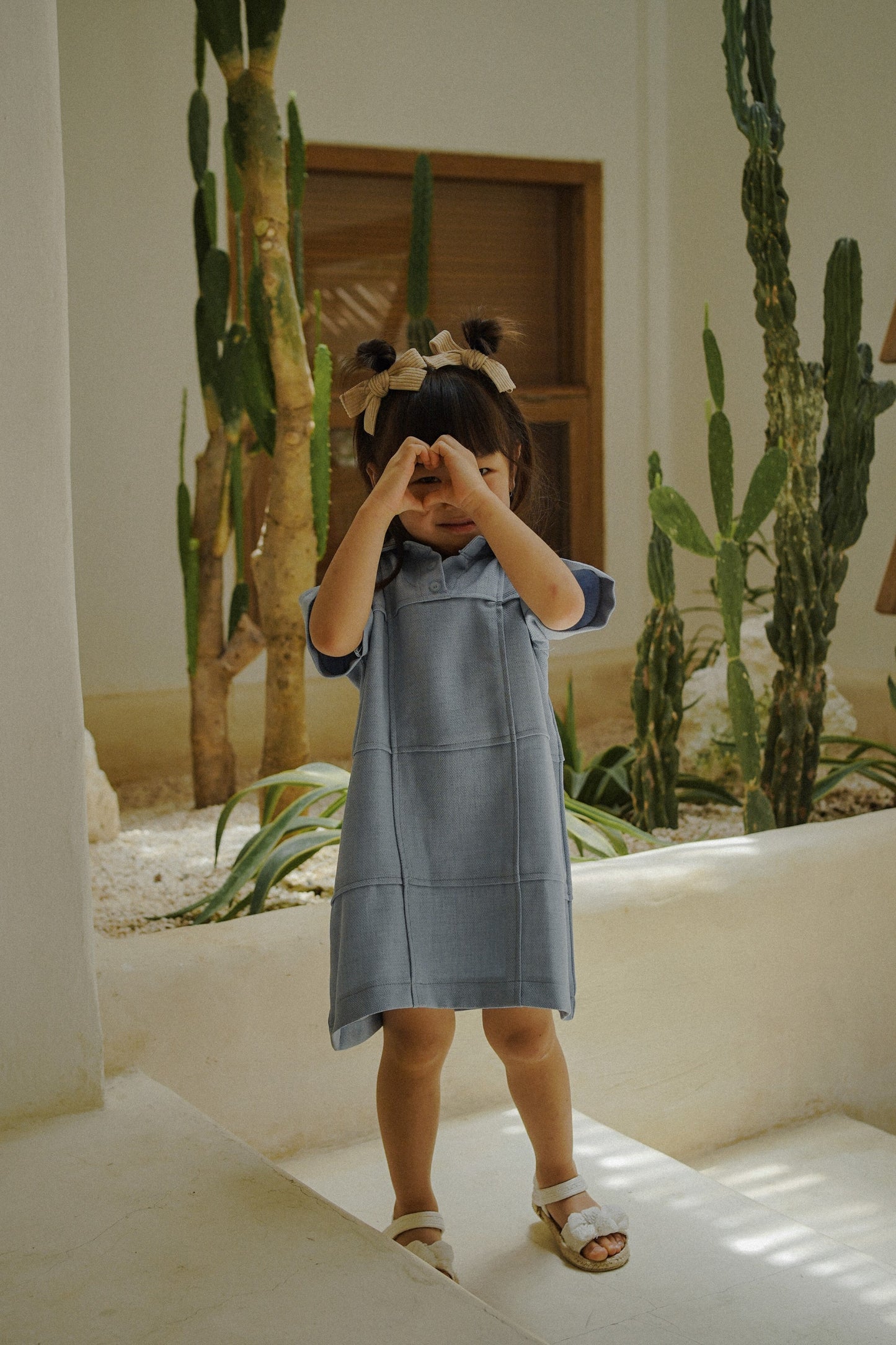 MINI REVERIE DRESS IN KENSINGTON BLUE