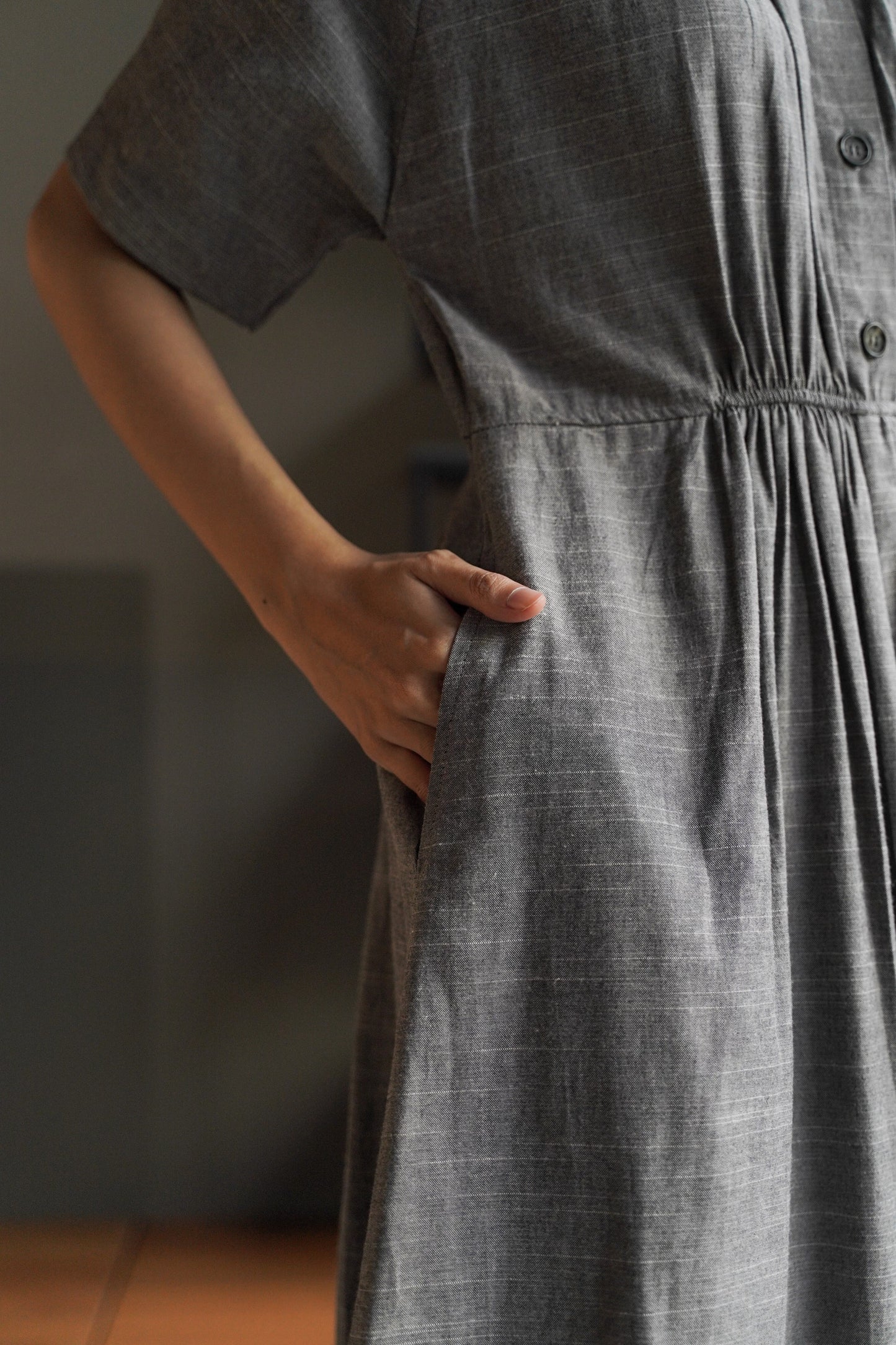 LOU DRESS IN DEEP NIGHT OWL