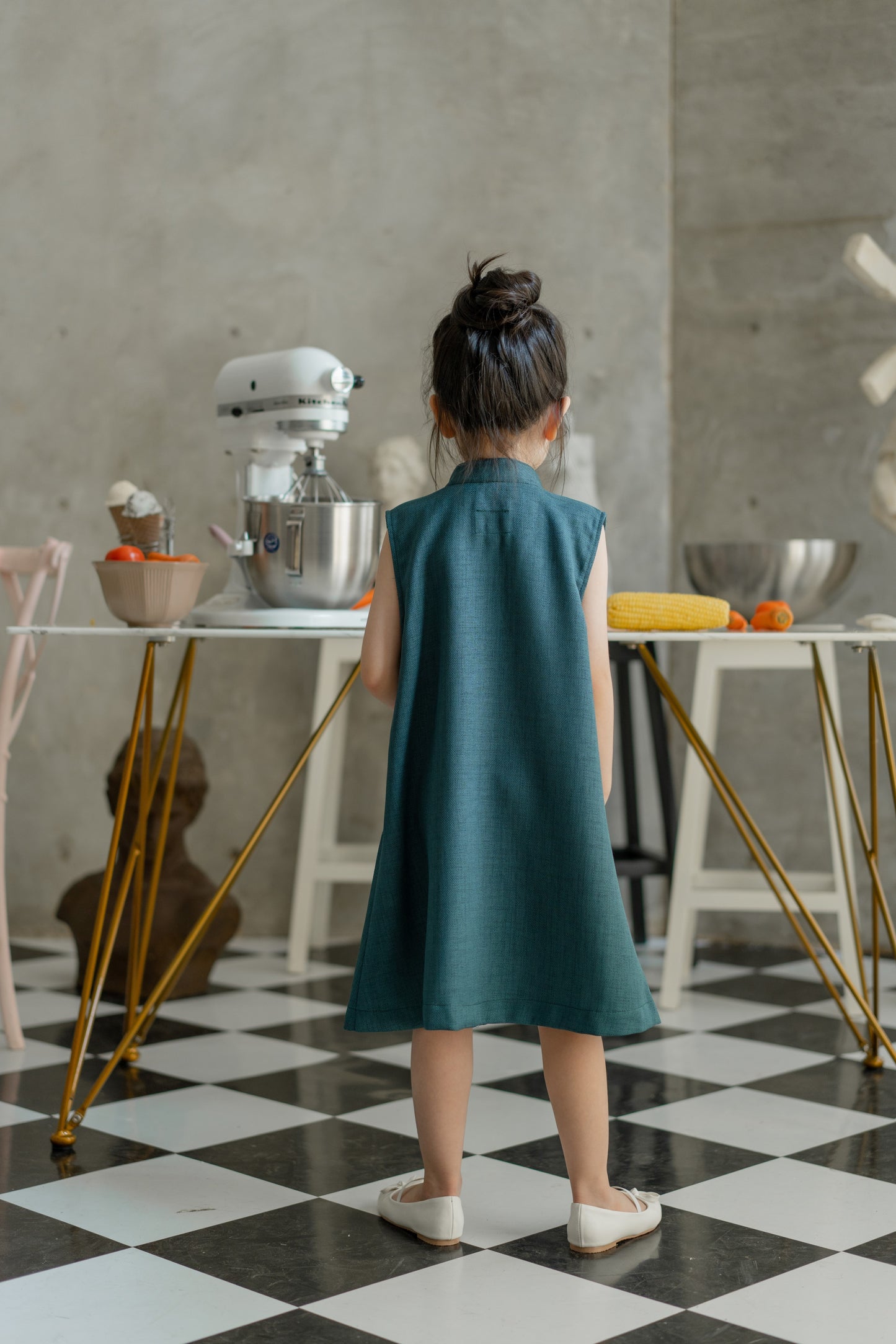 MINI GABRIELLE DRESS IN TROOPER