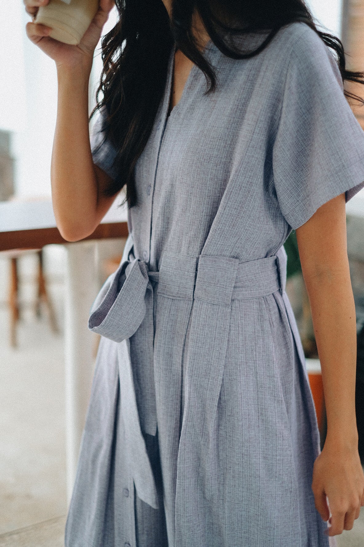 SHERYL DRESS GENTLEMAN BLUE