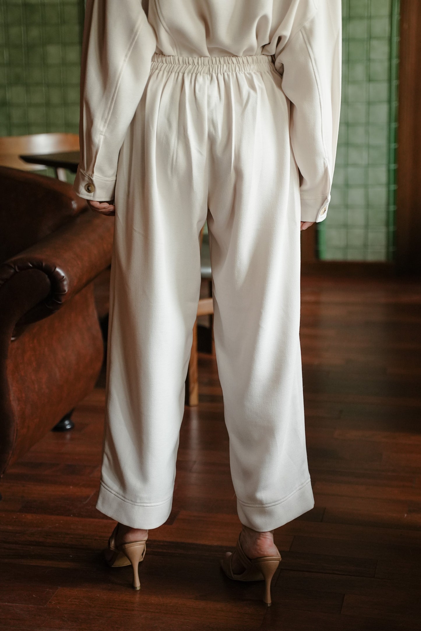 ANSLEY PANTS IN SNOWDOVE