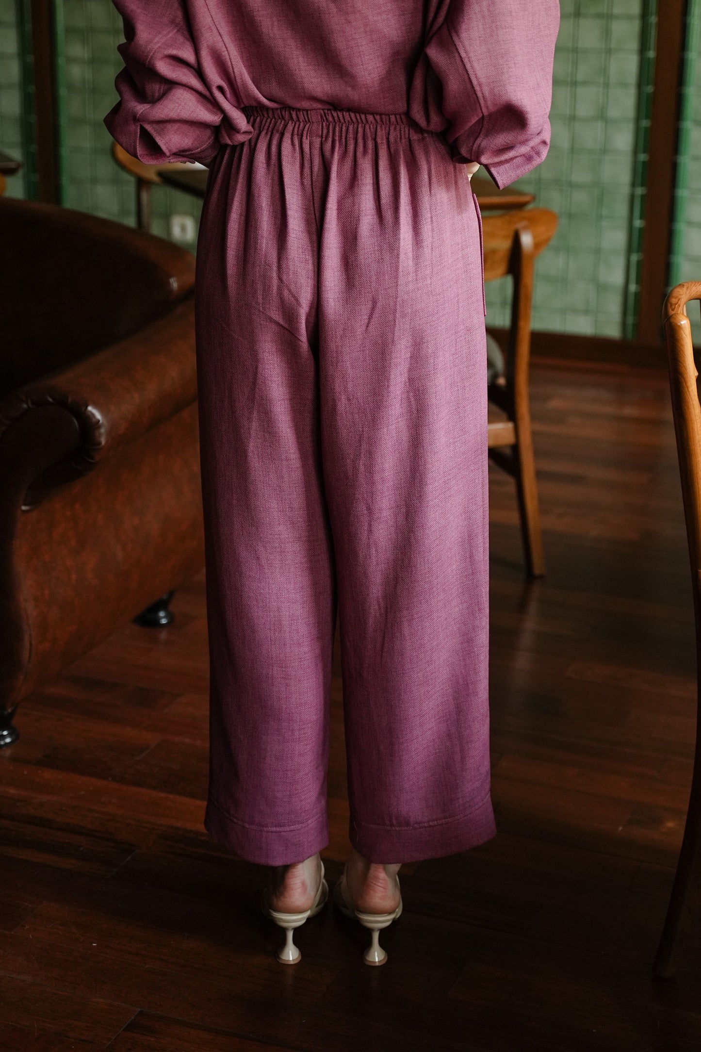 ANSLEY PANTS IN HEIRLOOM PLUM
