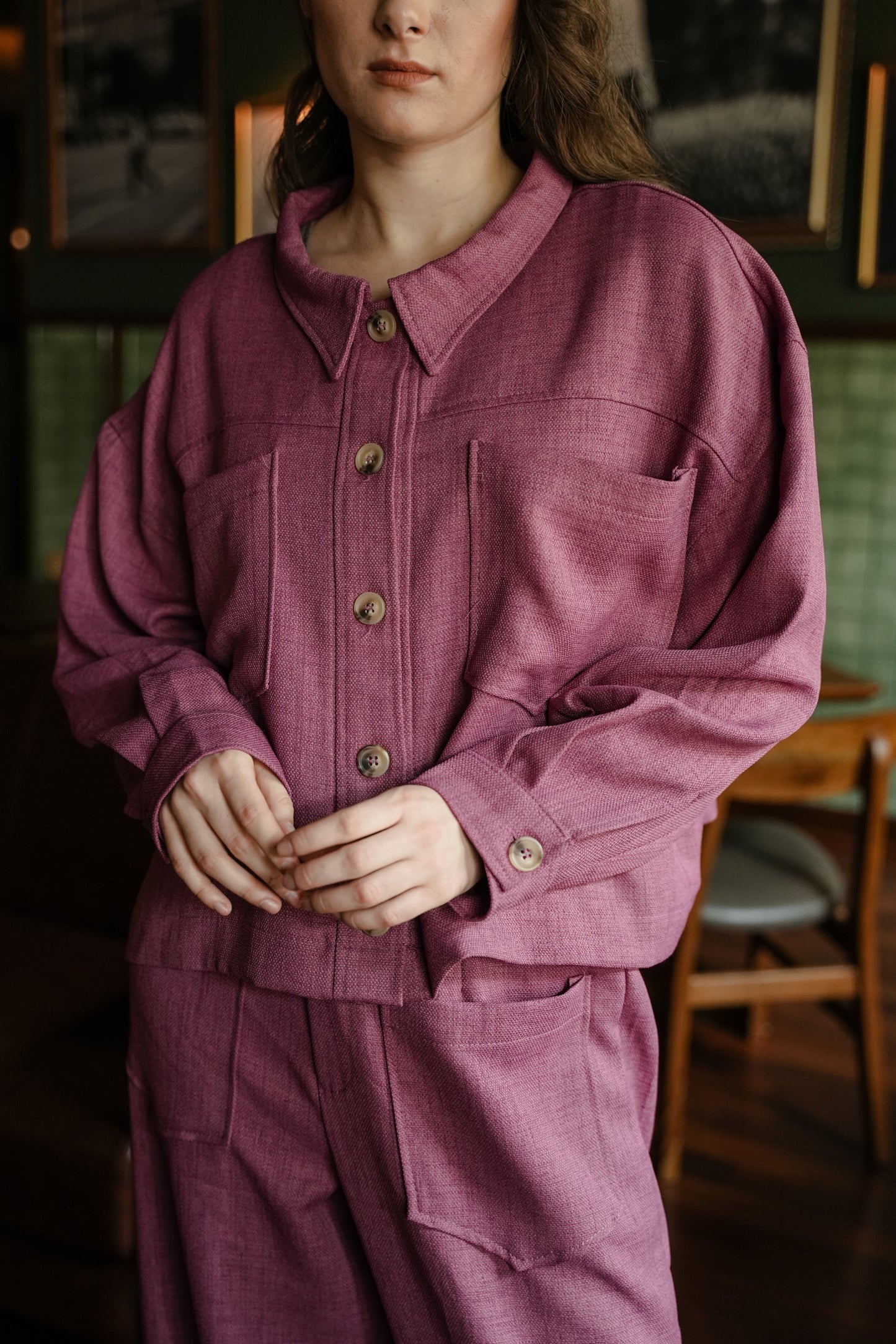 BABOR TOP IN HEIRLOOM PLUM