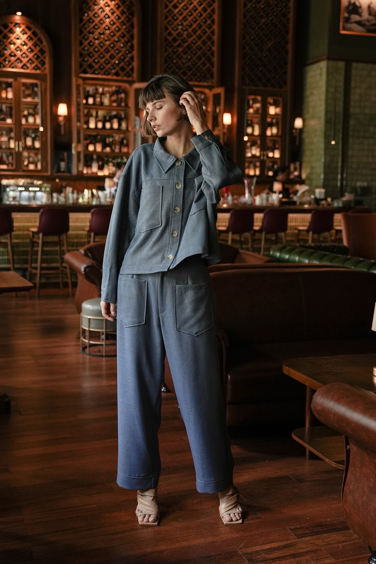 BABOR TOP IN CASHMERE BLUE